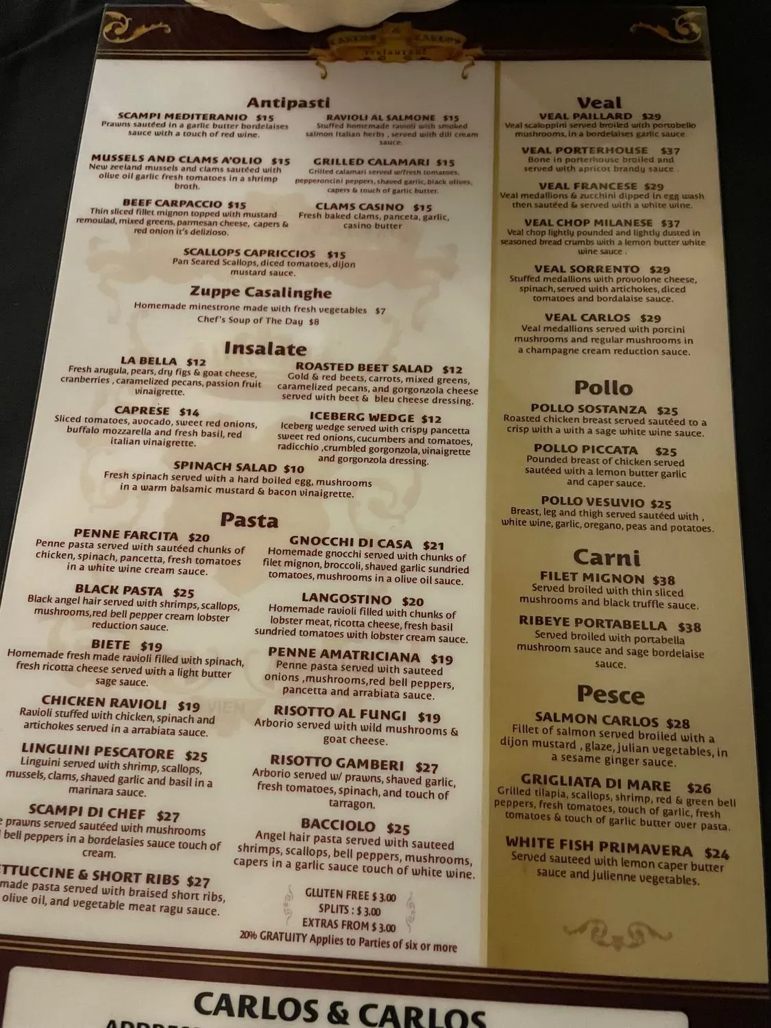 Menu 3