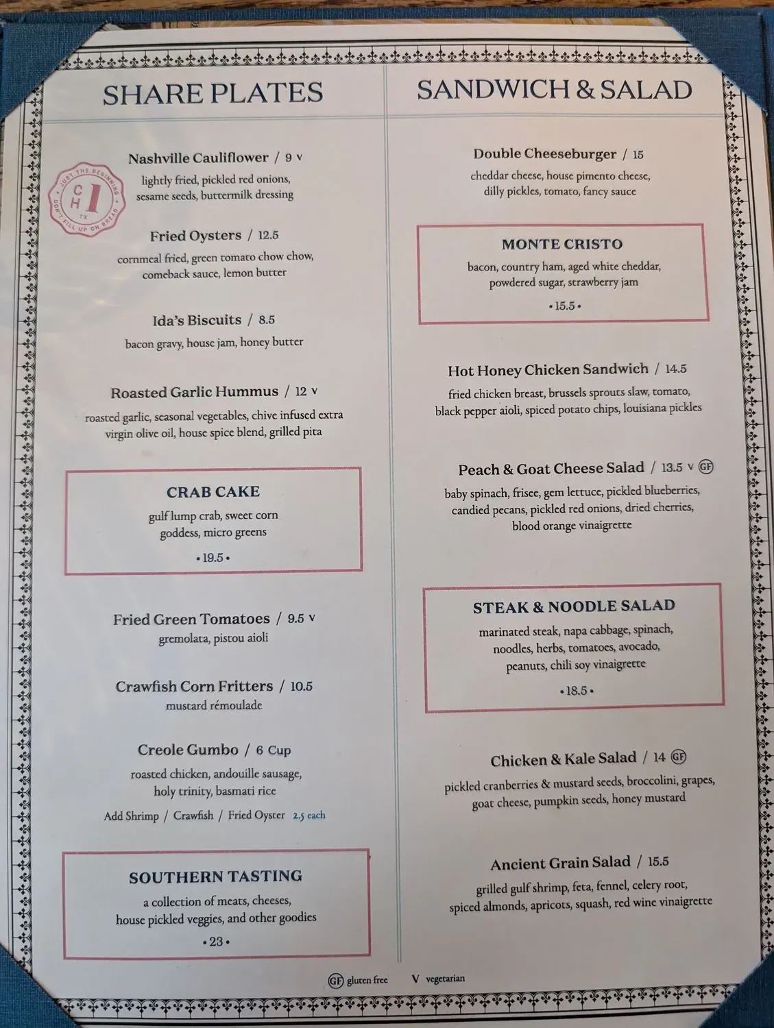 Menu 5