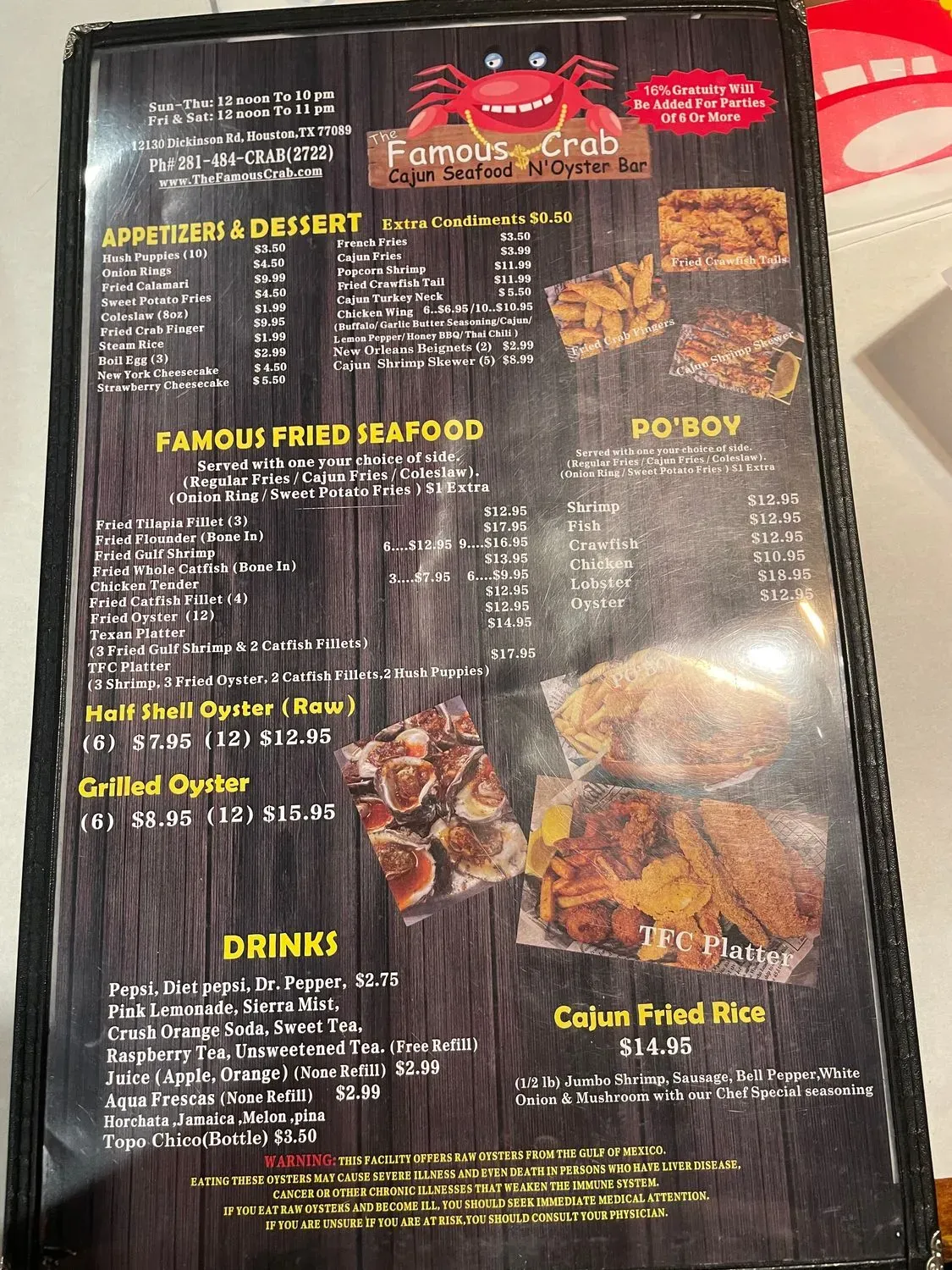 Menu 6