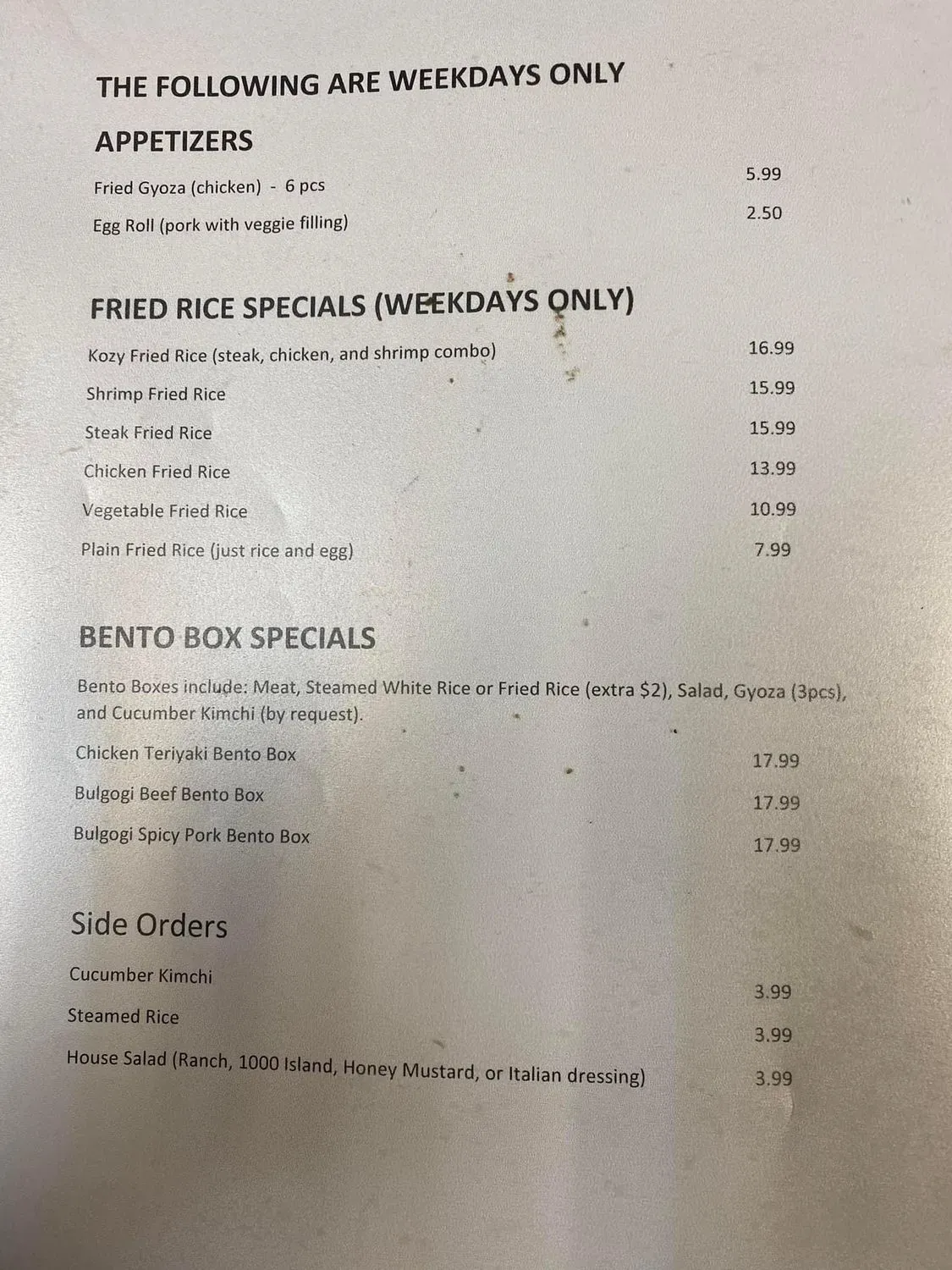 Menu 3