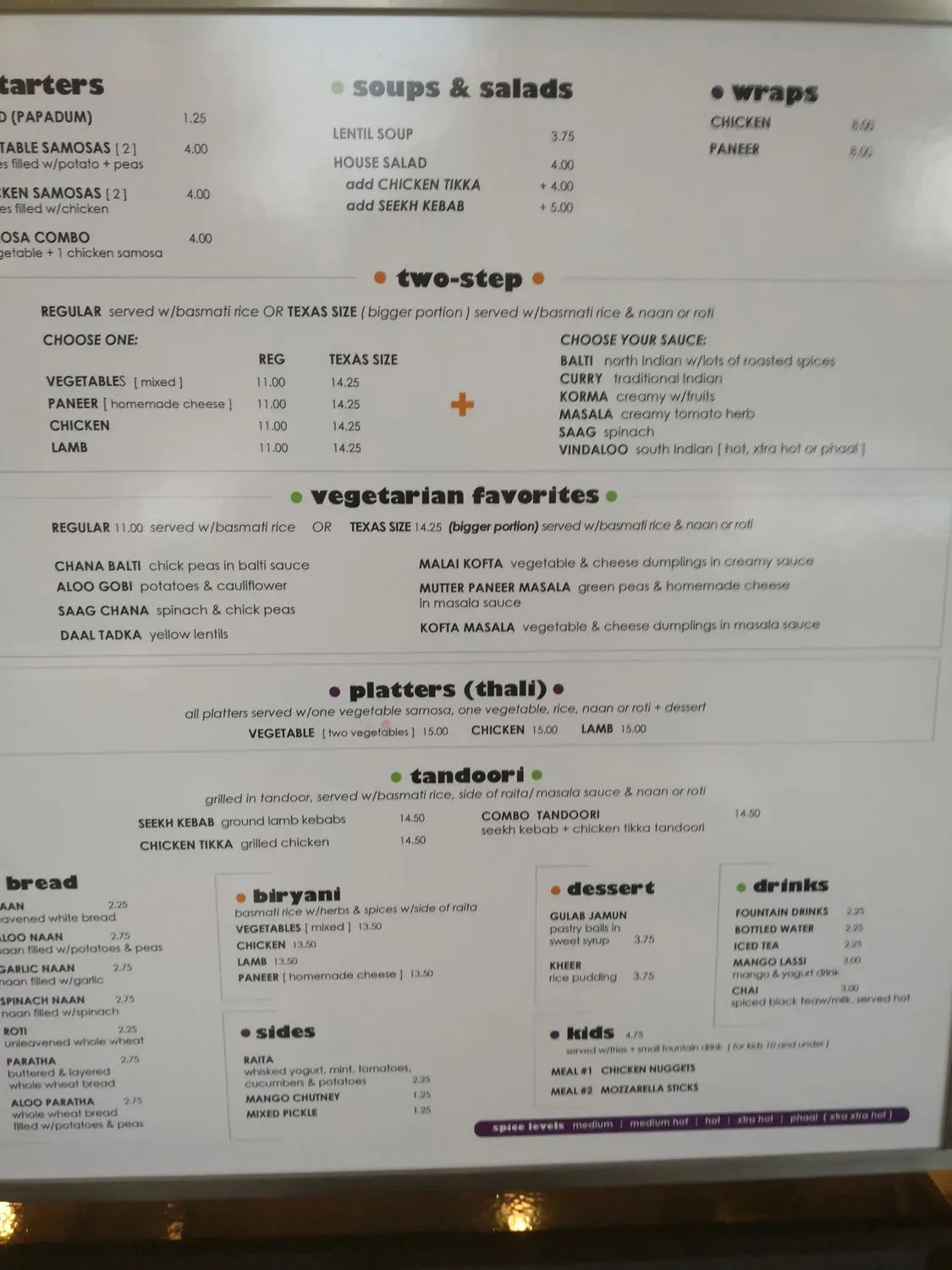 Menu 6