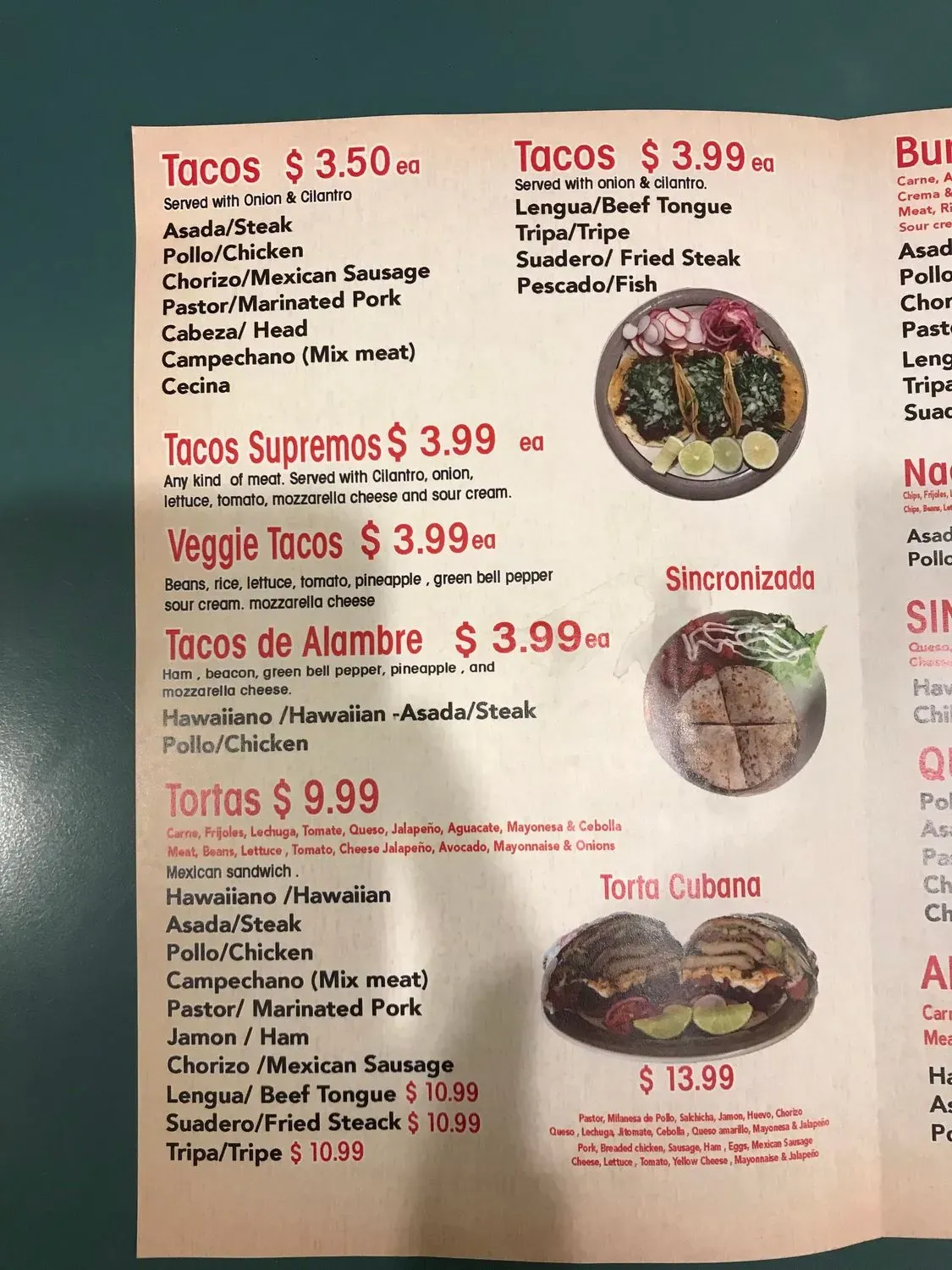 Menu 3