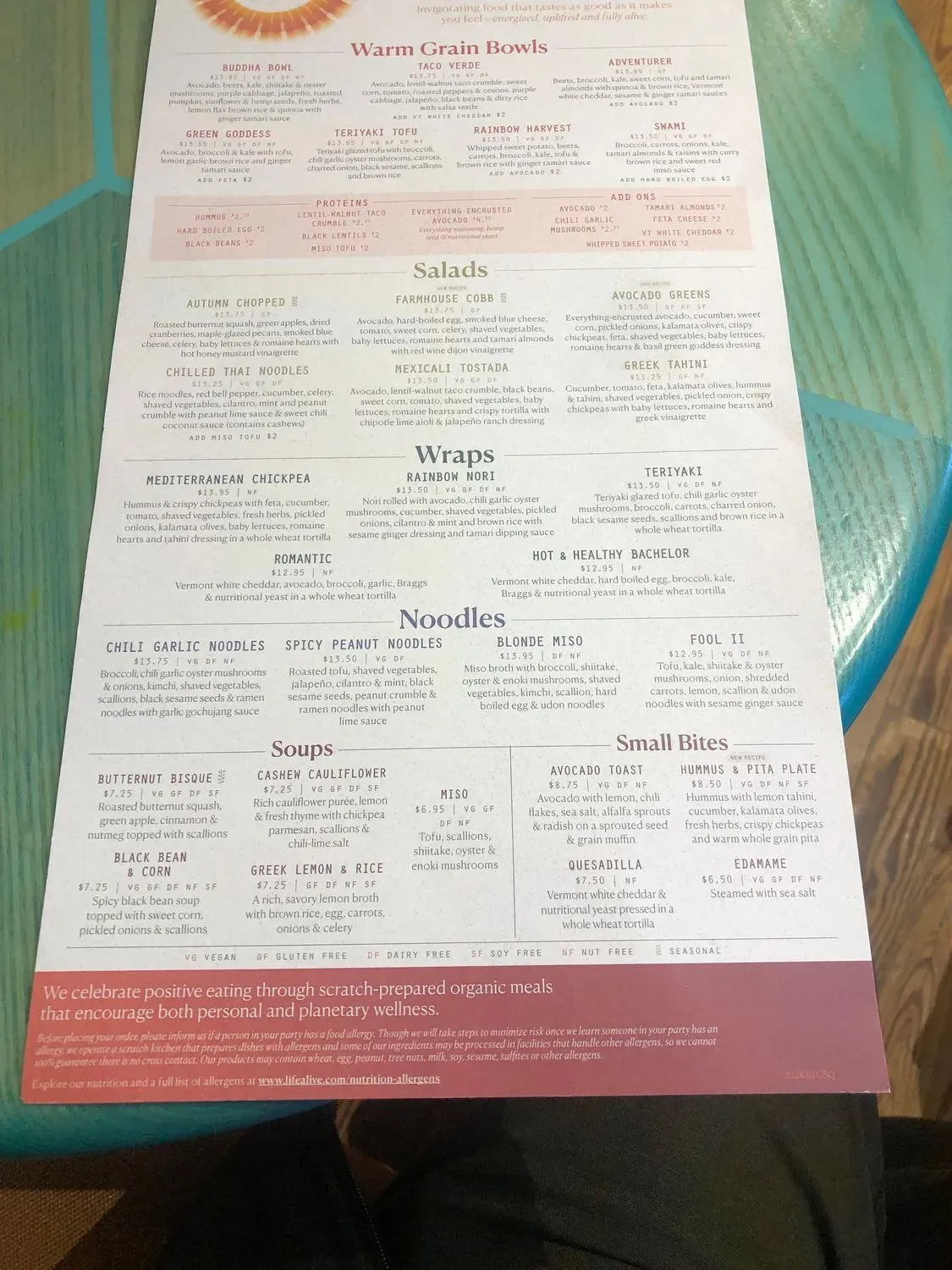 Menu 6