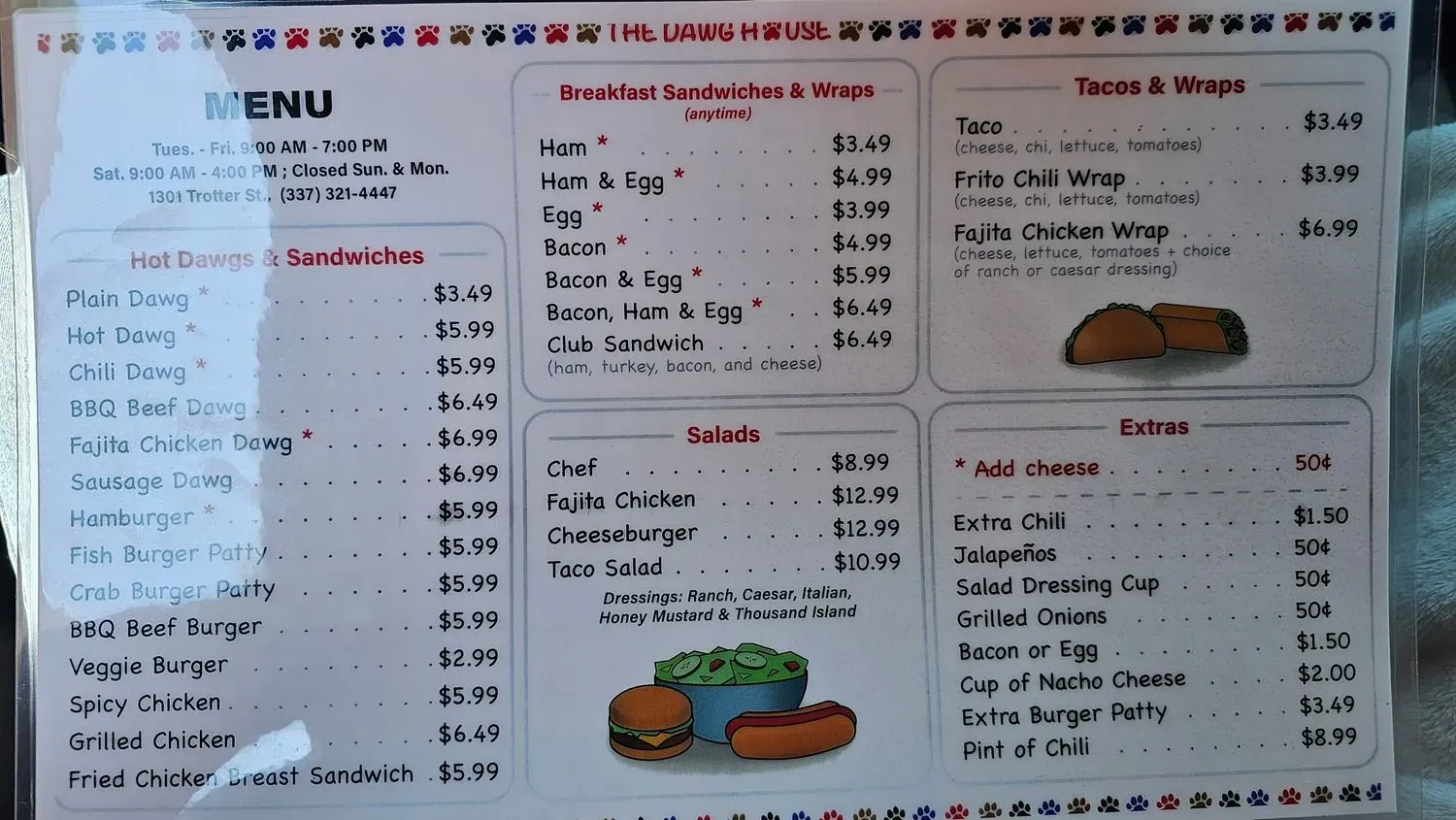 Menu 4