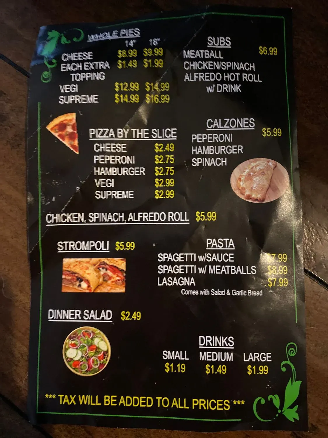 Menu 3