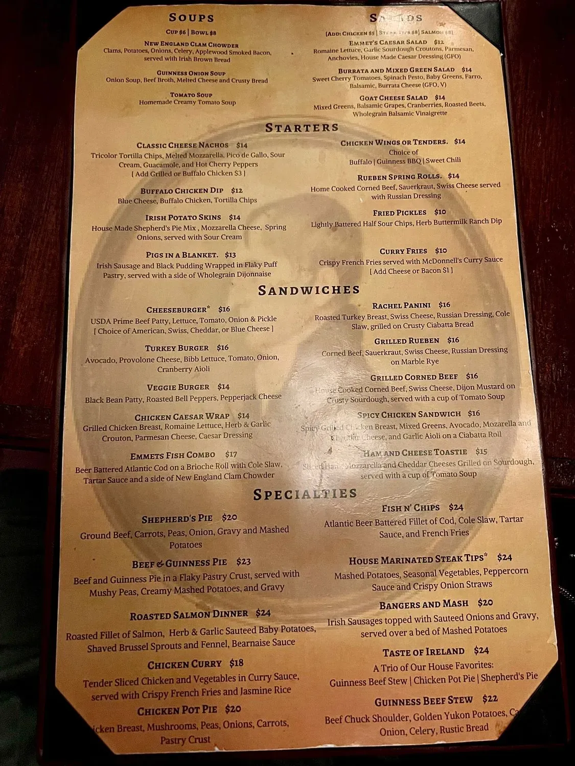 Menu 2