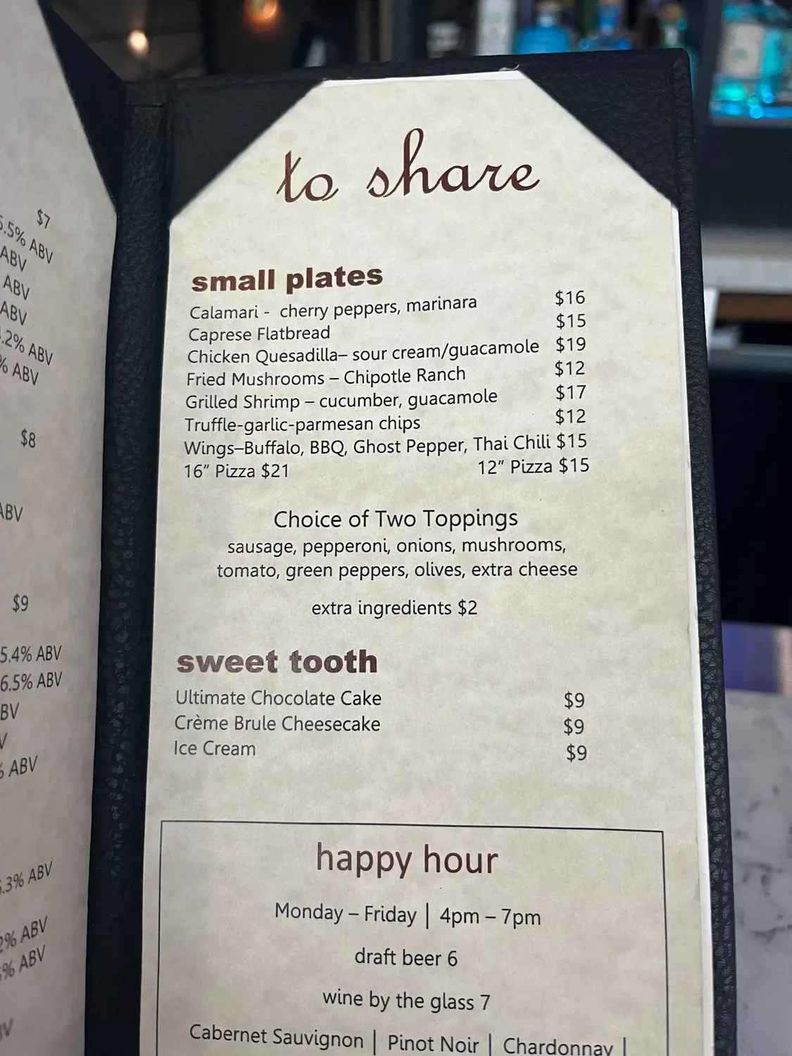 Menu 6