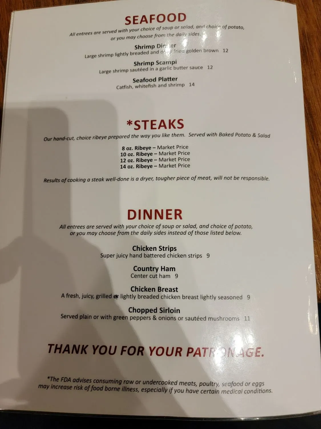 Menu 4