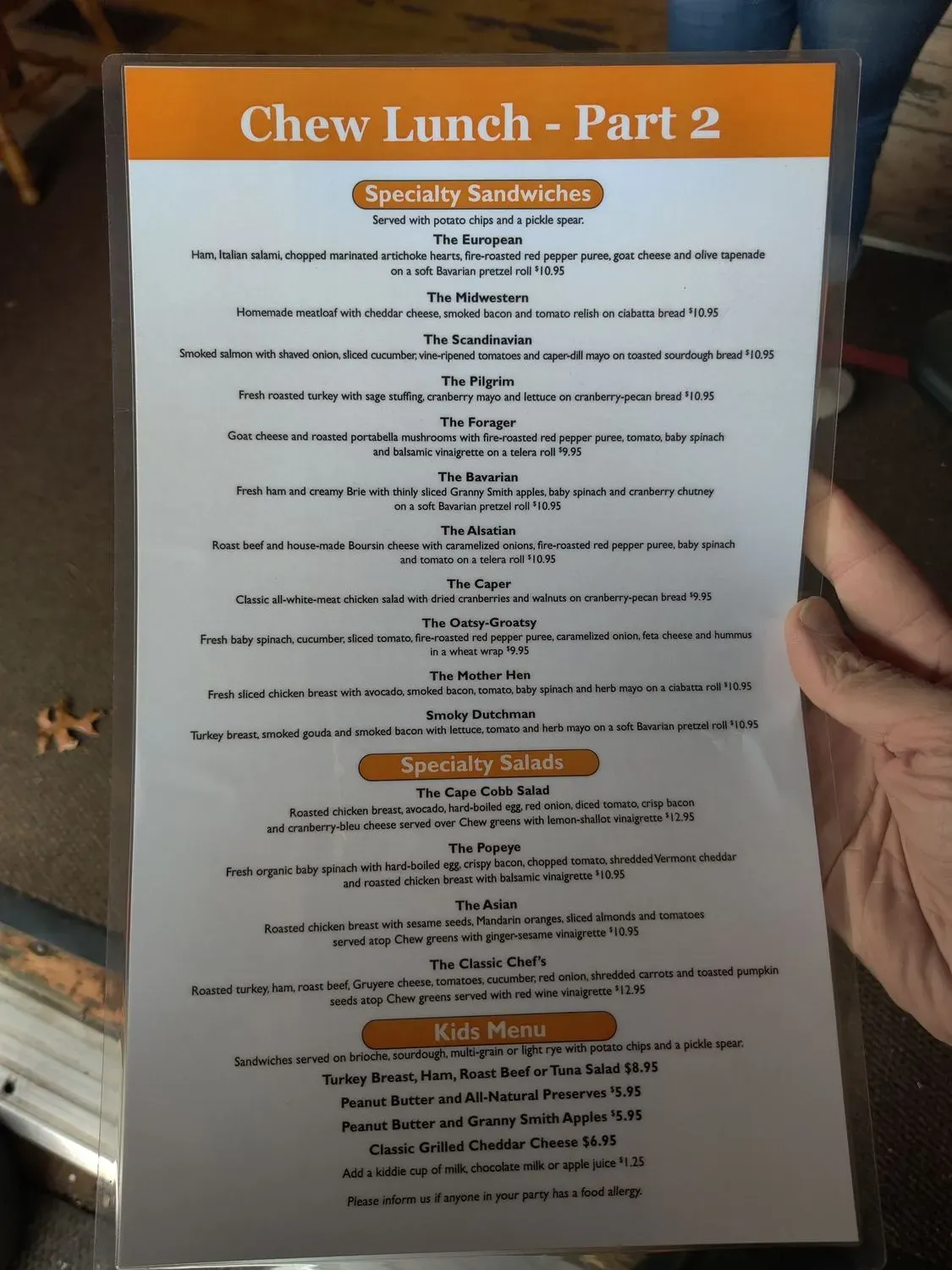 Menu 6