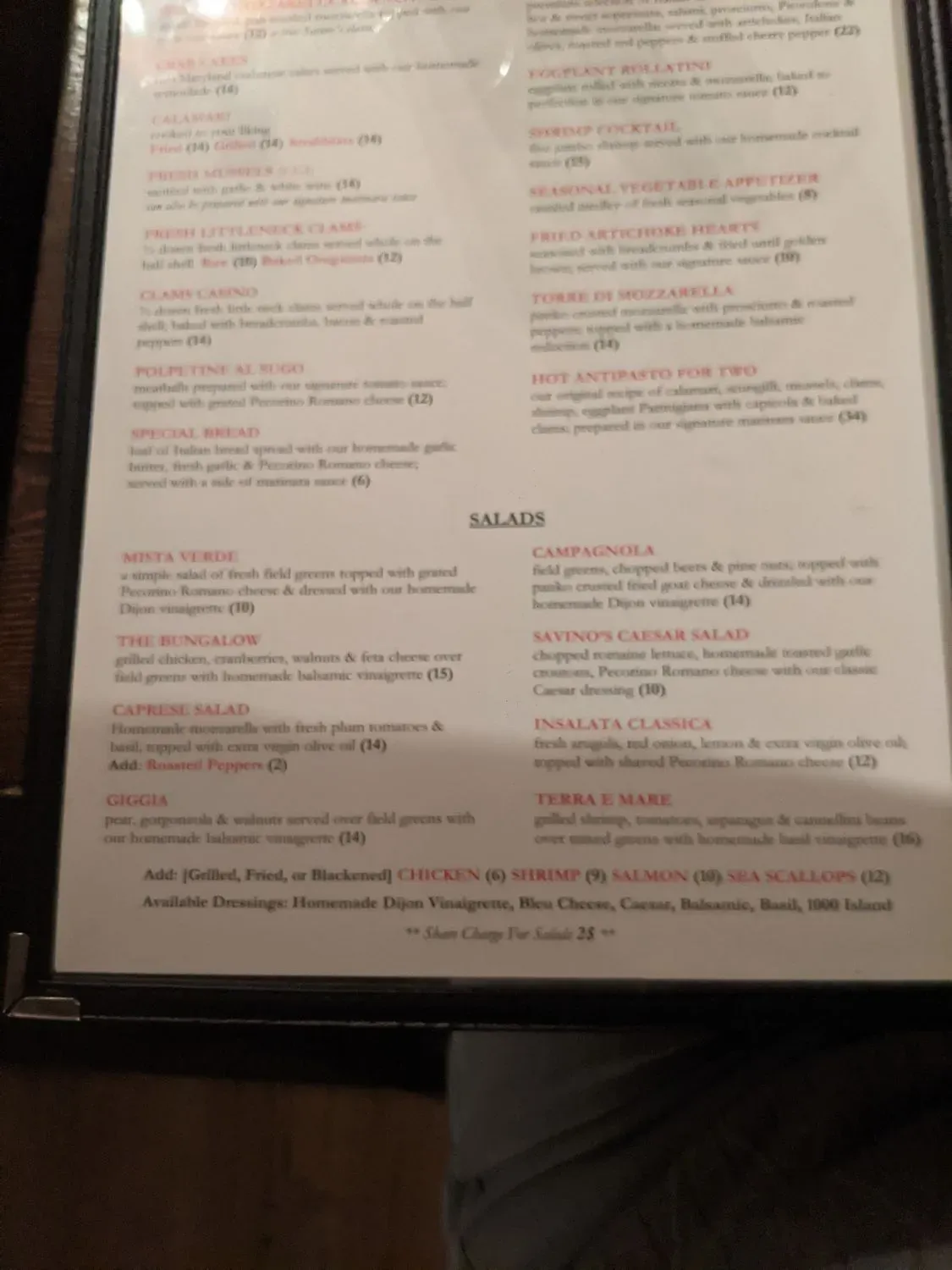 Menu 6