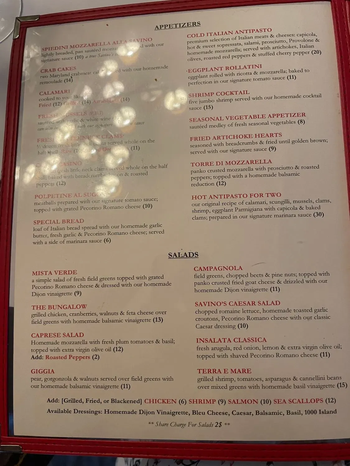 Menu 2