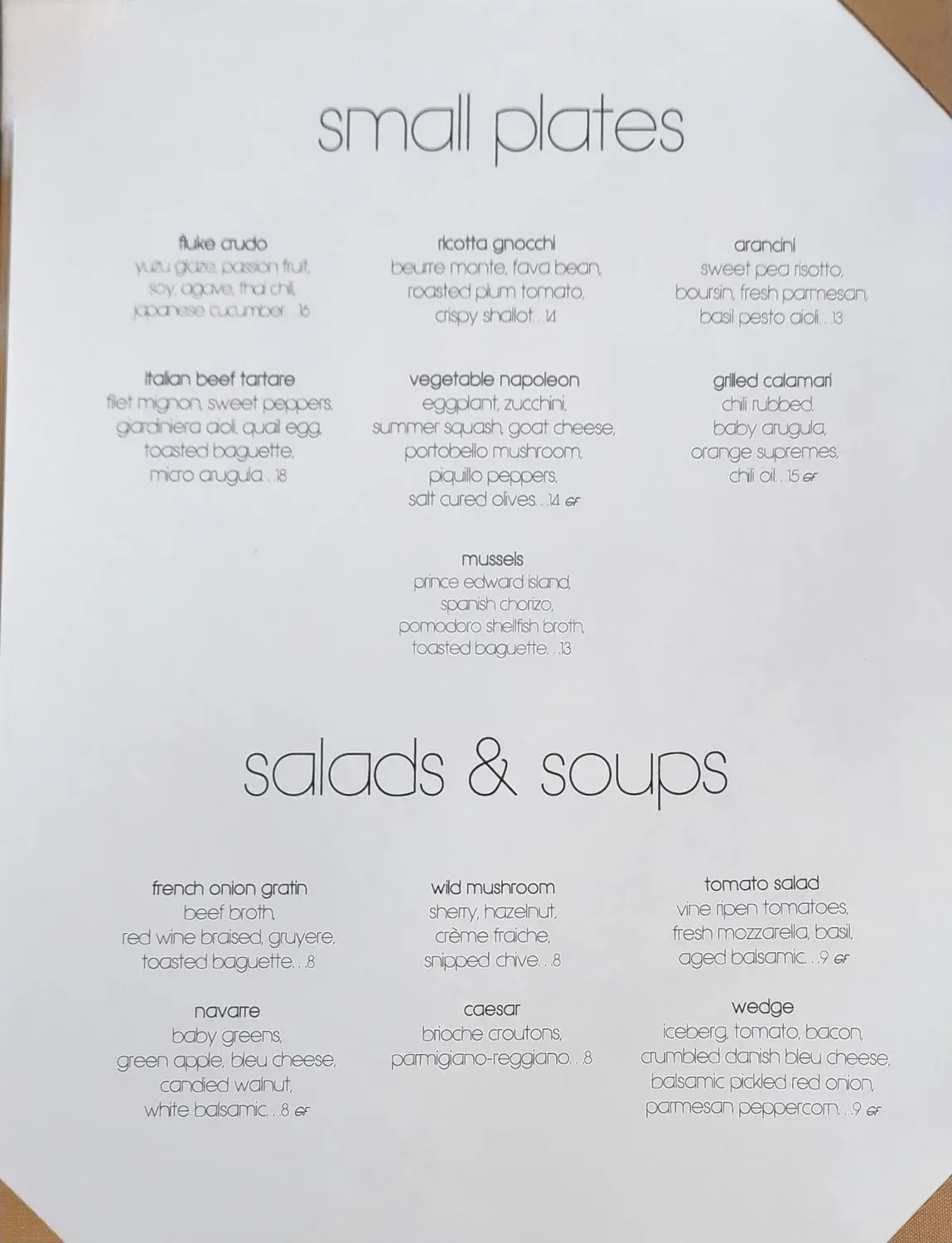 Menu 2