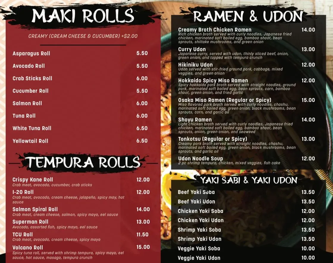 Menu 2