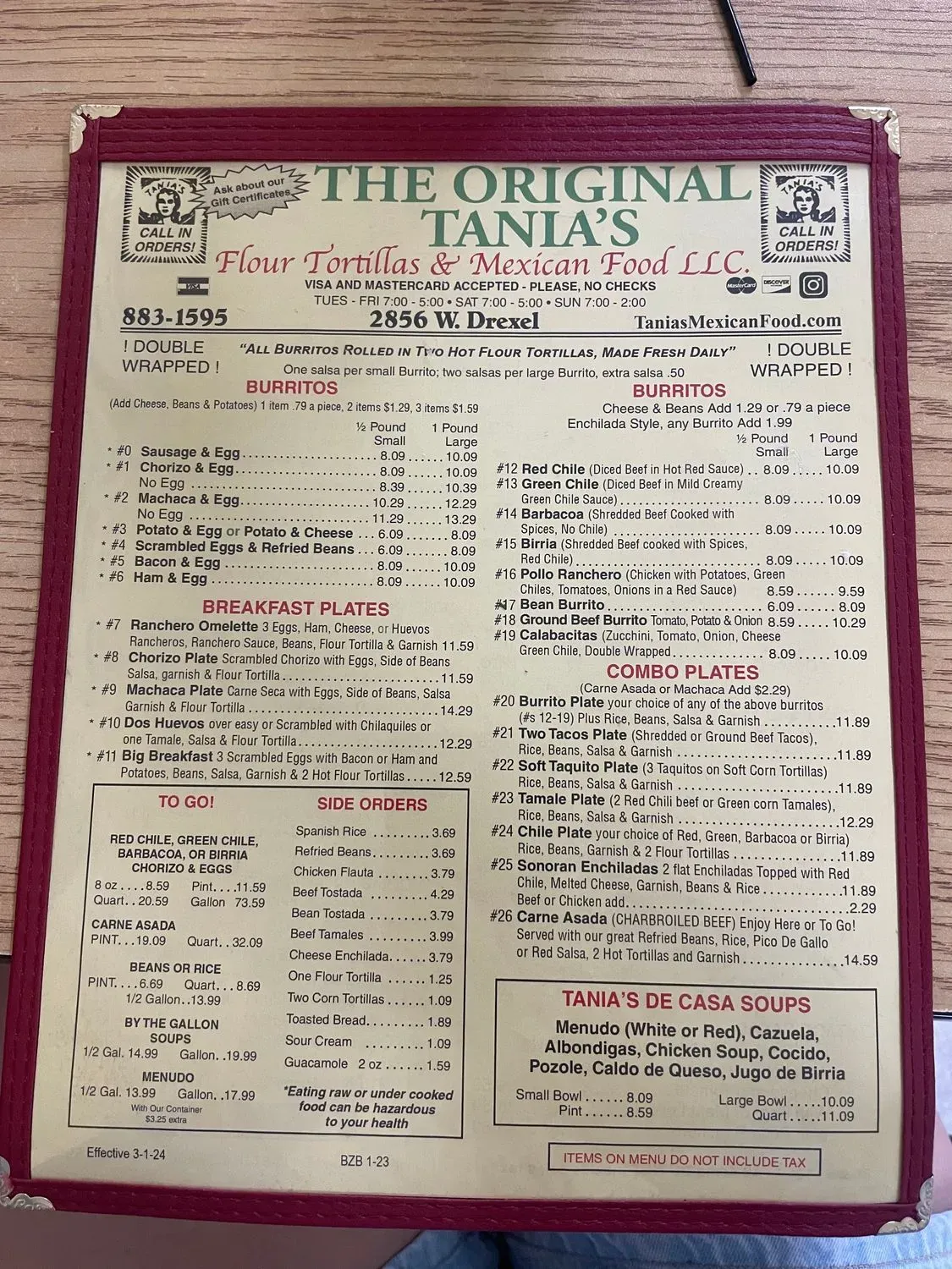 Menu 3