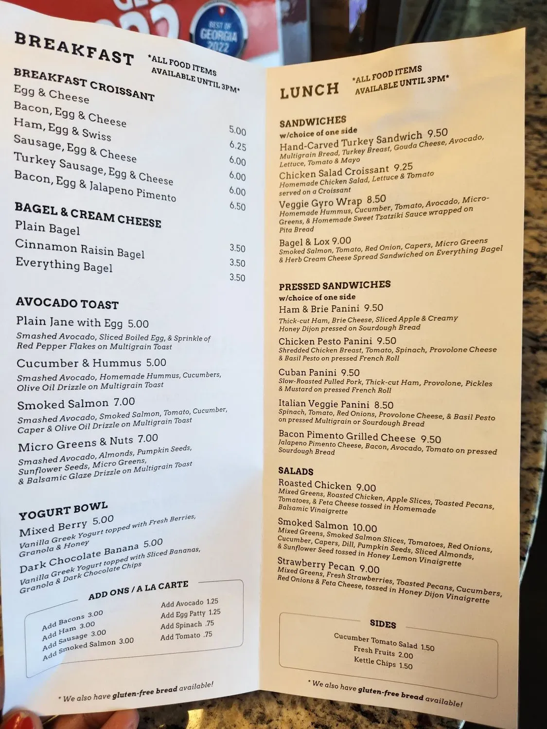 Menu 3