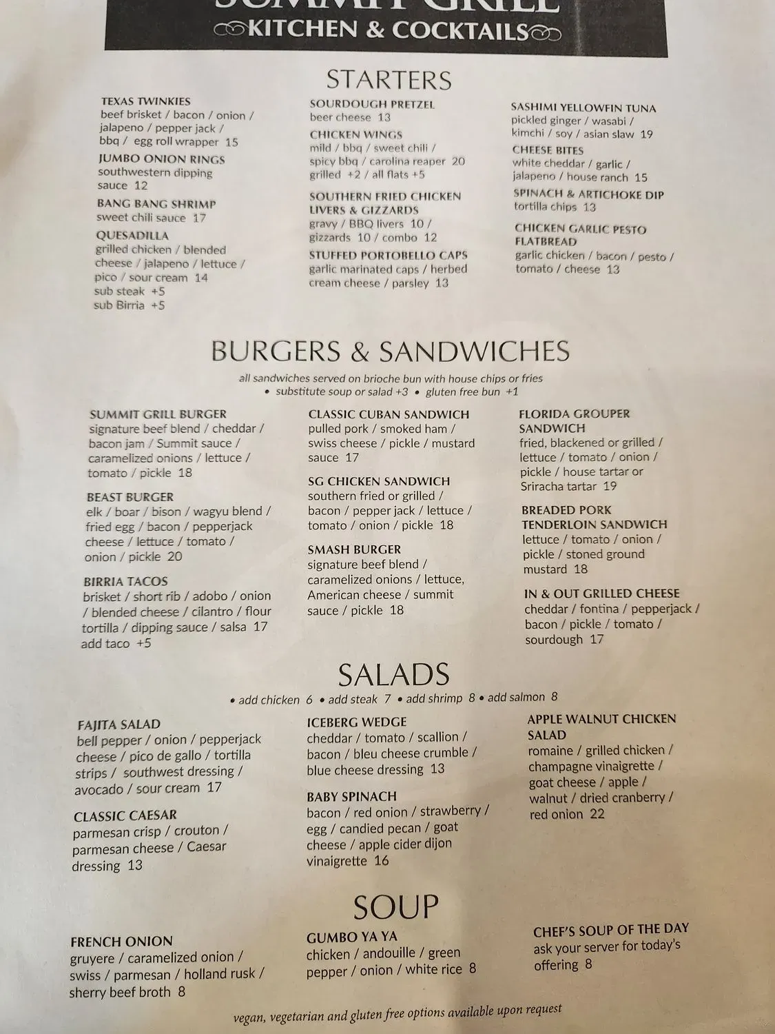 Menu 4