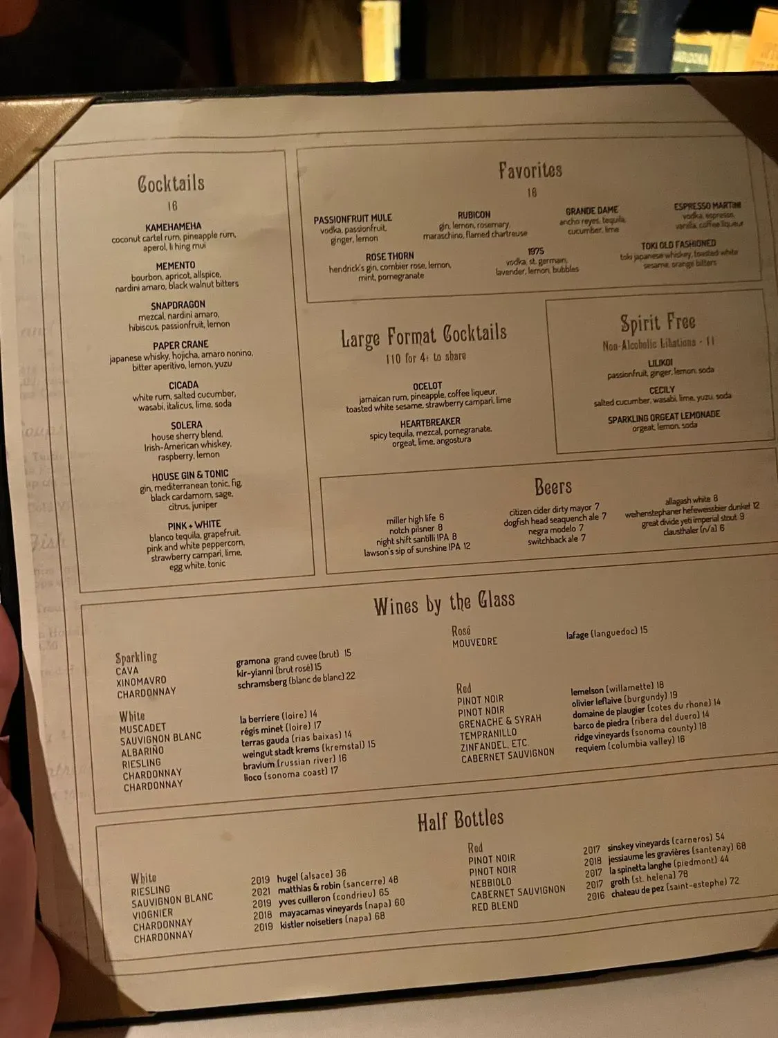 Menu 6