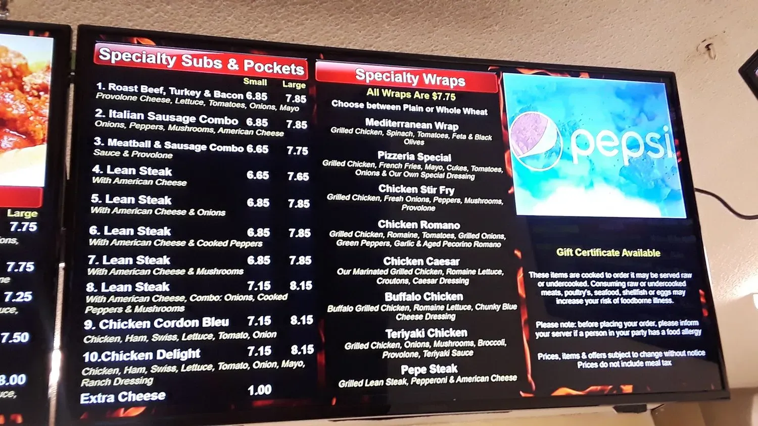 Menu 4