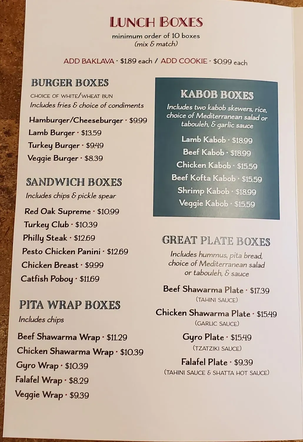 Menu 3