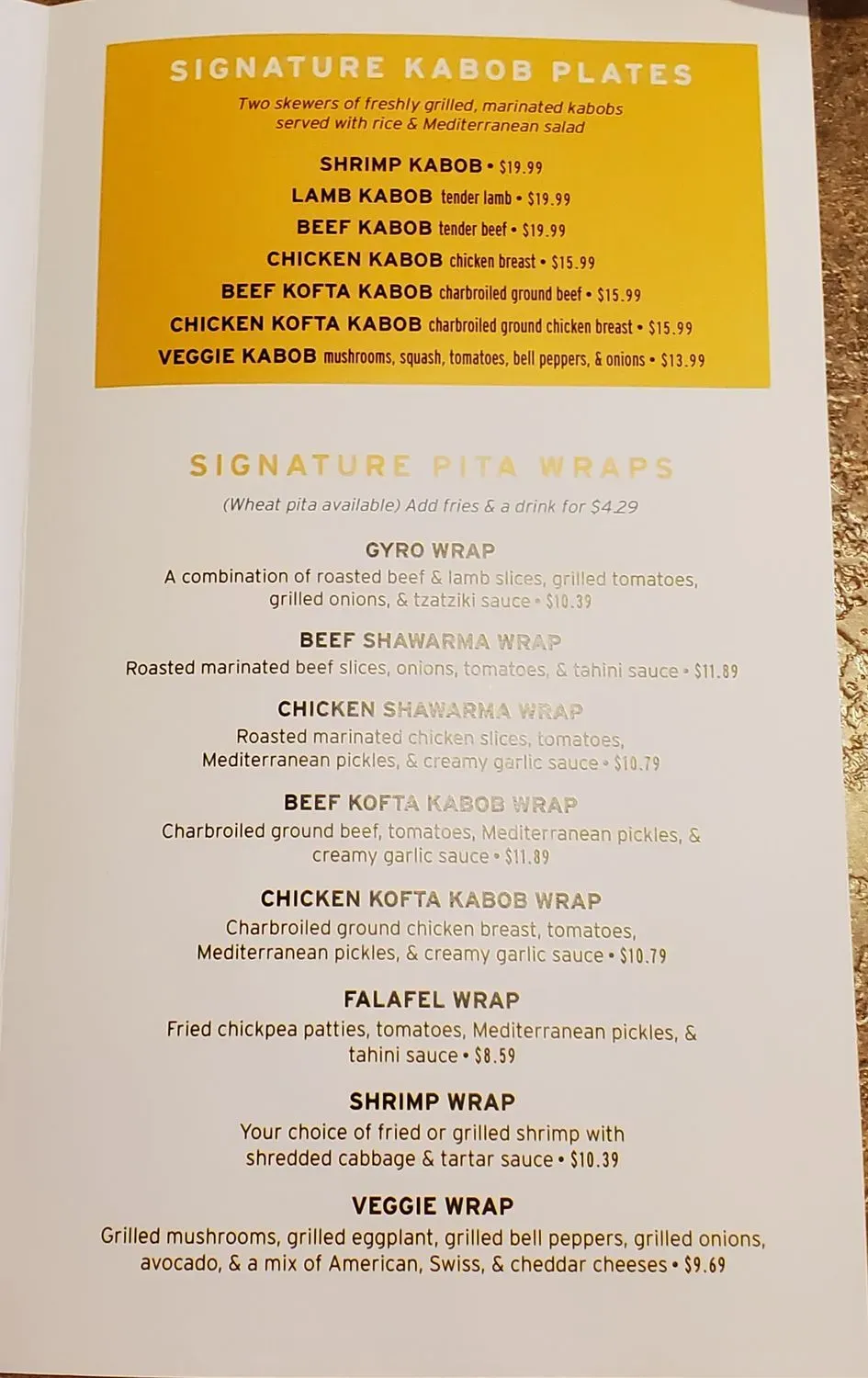 Menu 4