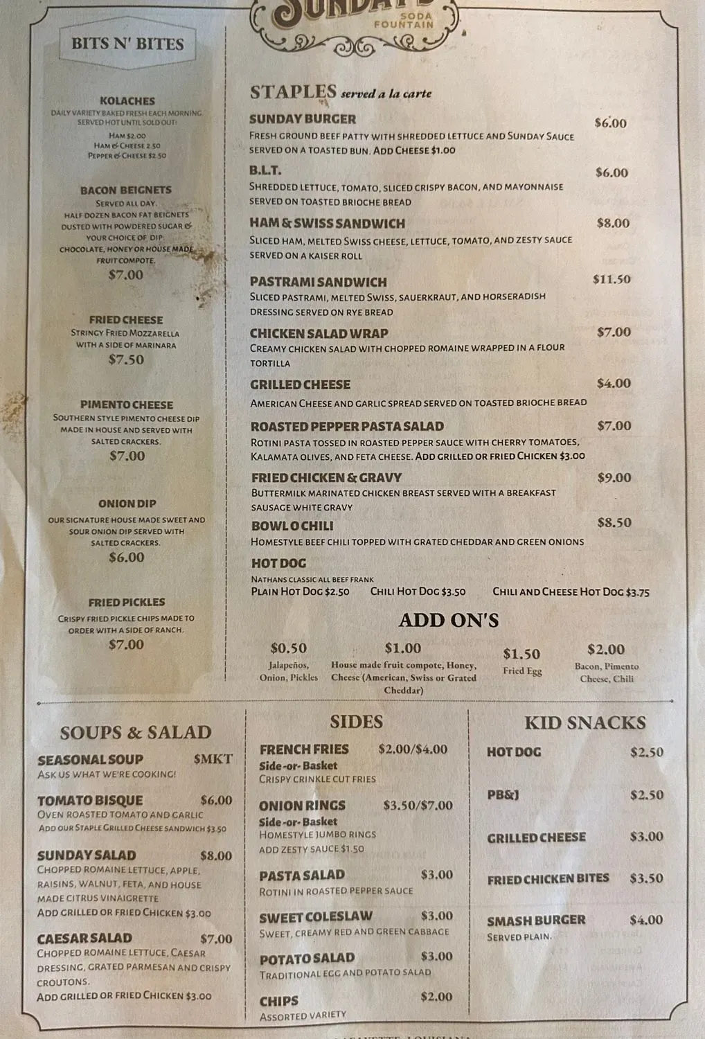 Menu 3