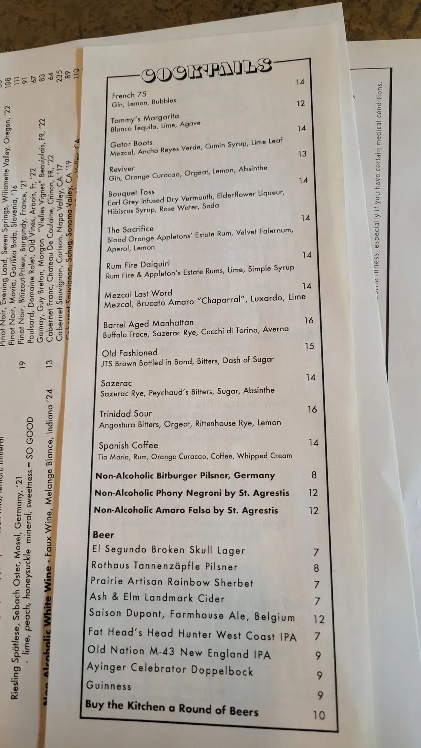 Menu 6