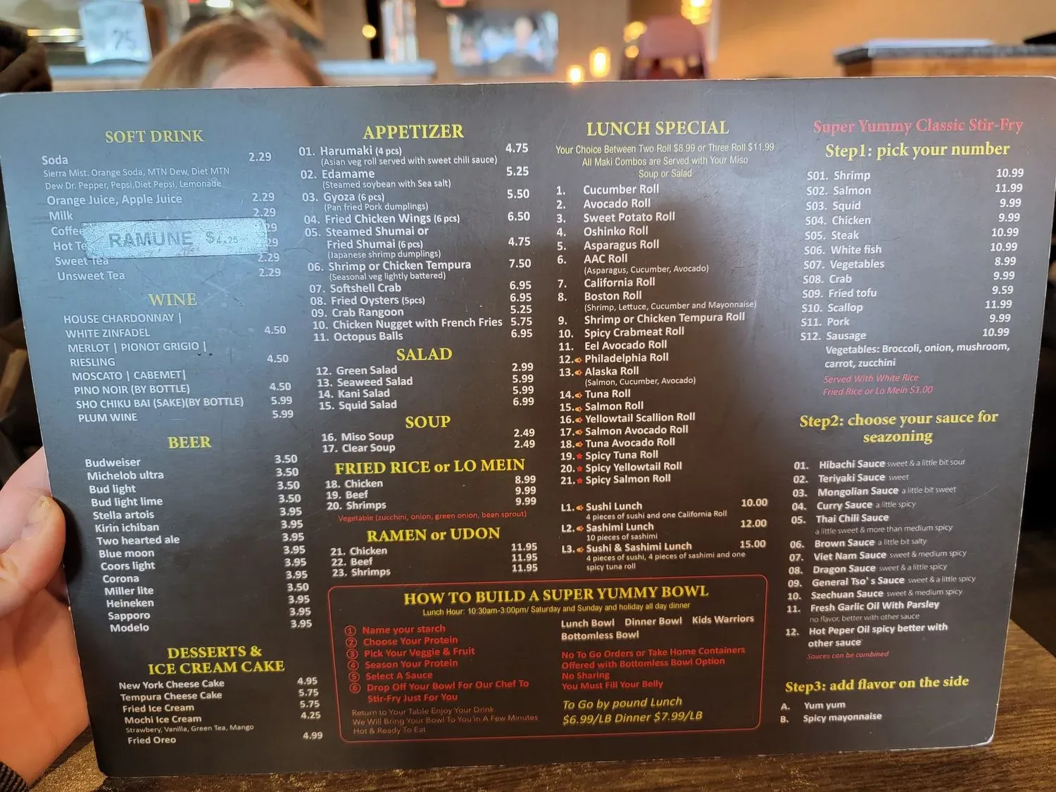 Menu 4