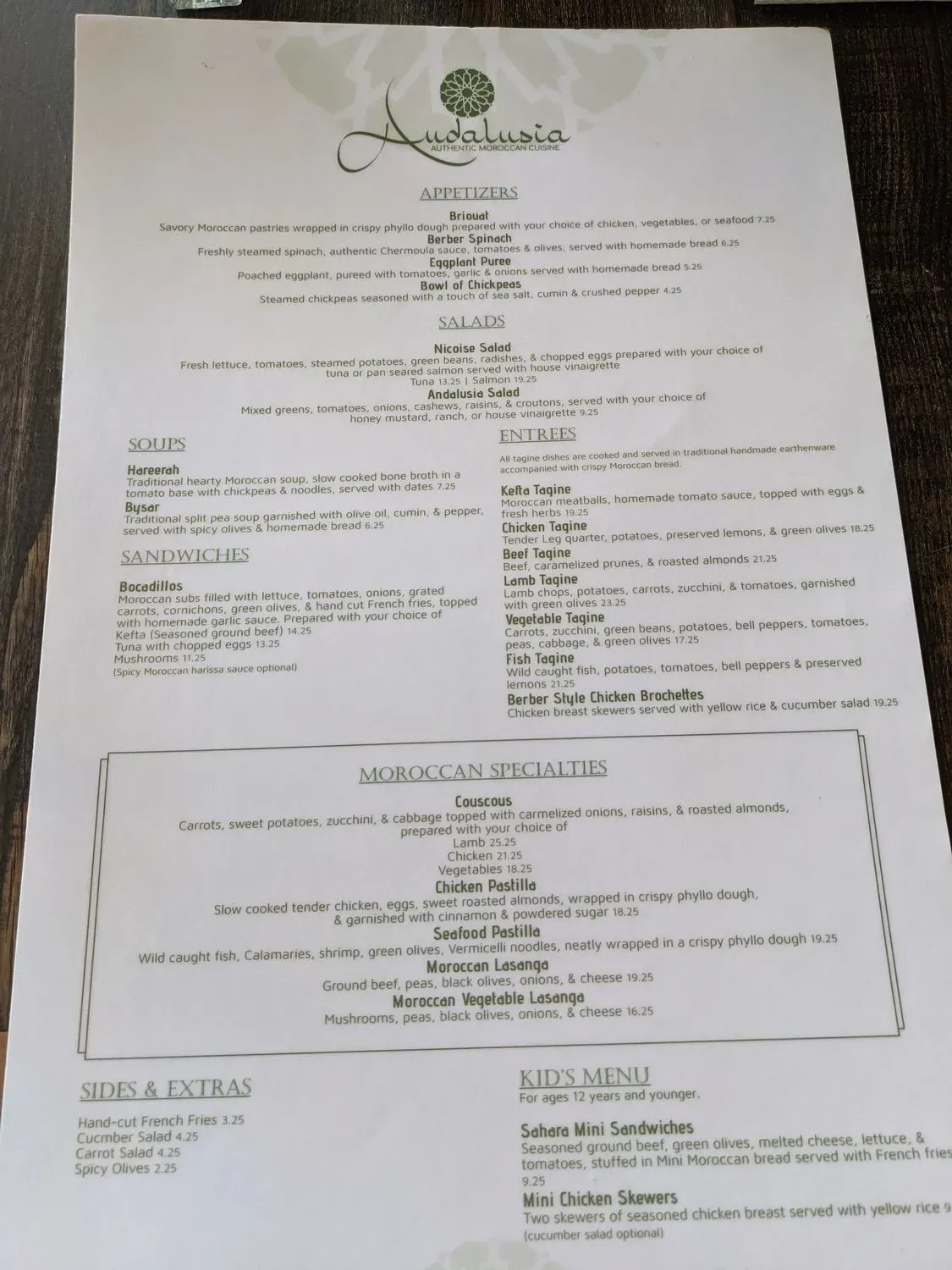 Menu 2