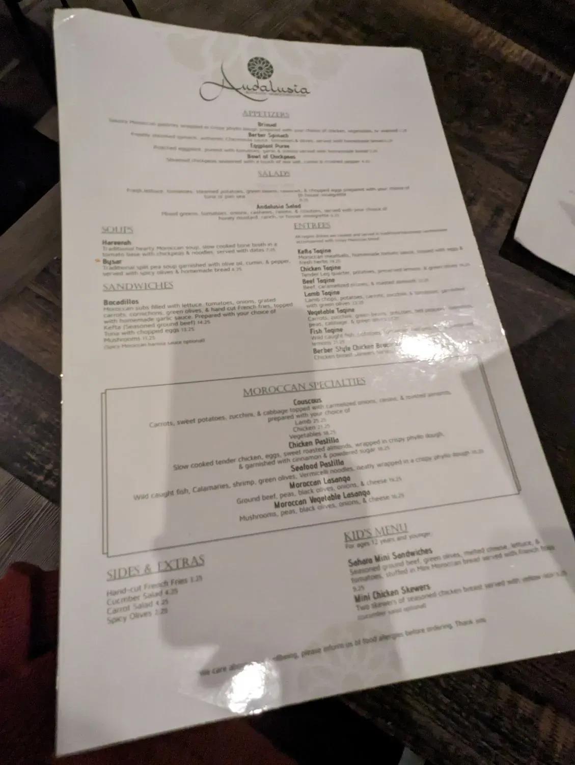 Menu 4