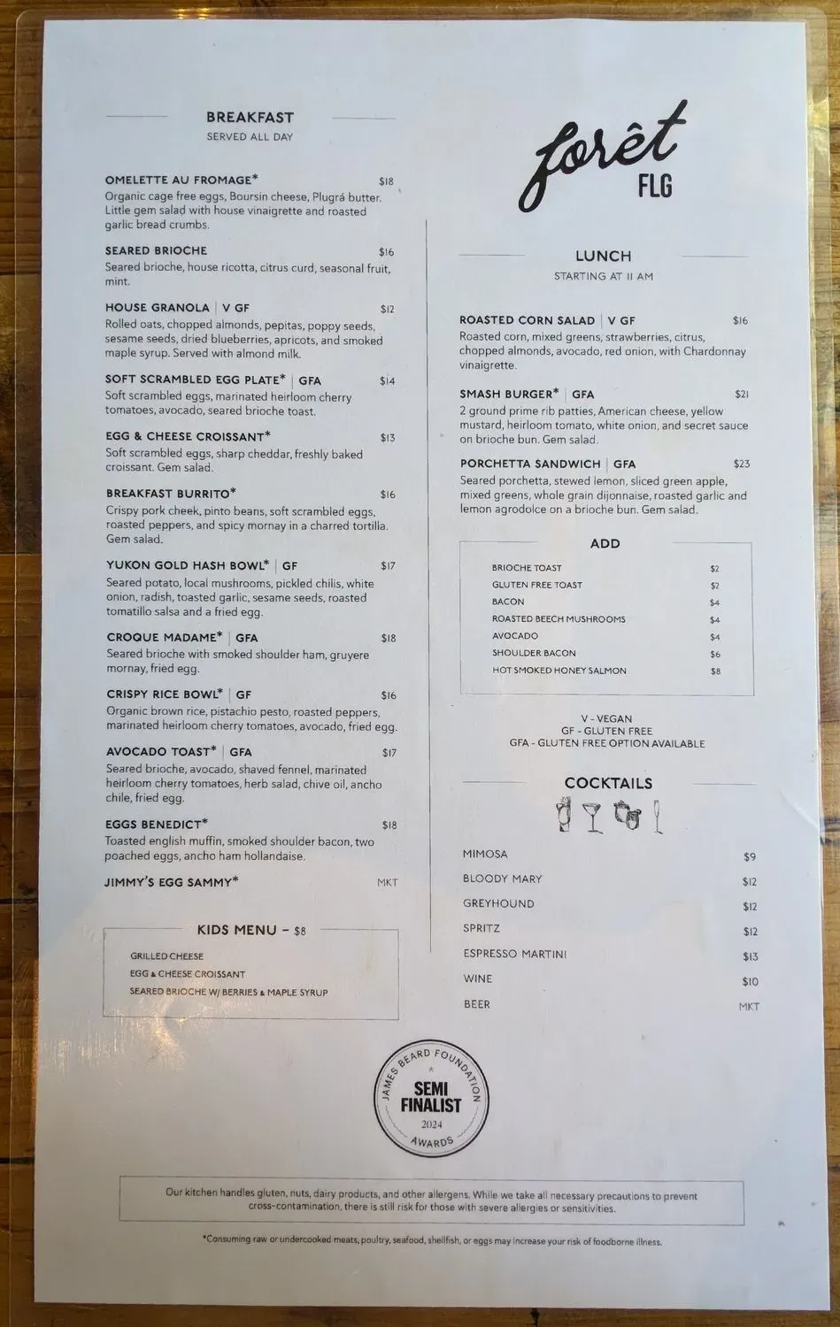 Menu 5