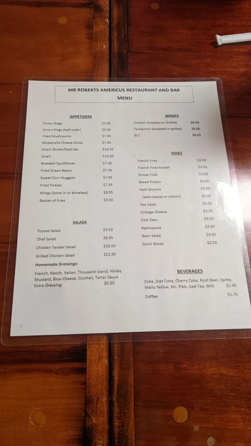 Menu 2