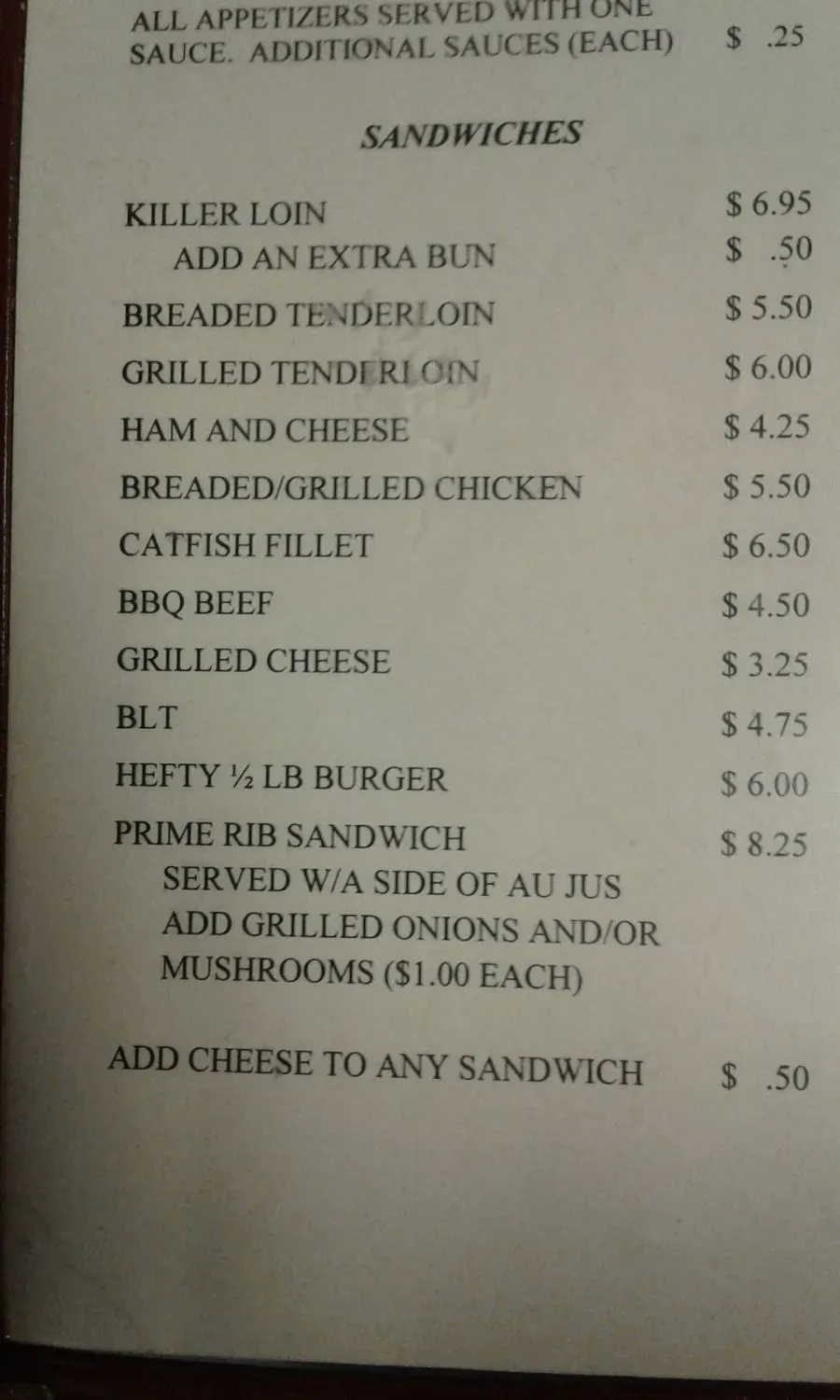 Menu 6