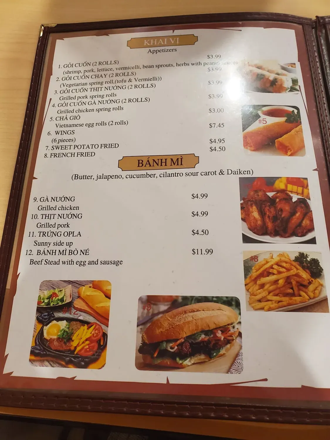 Menu 6