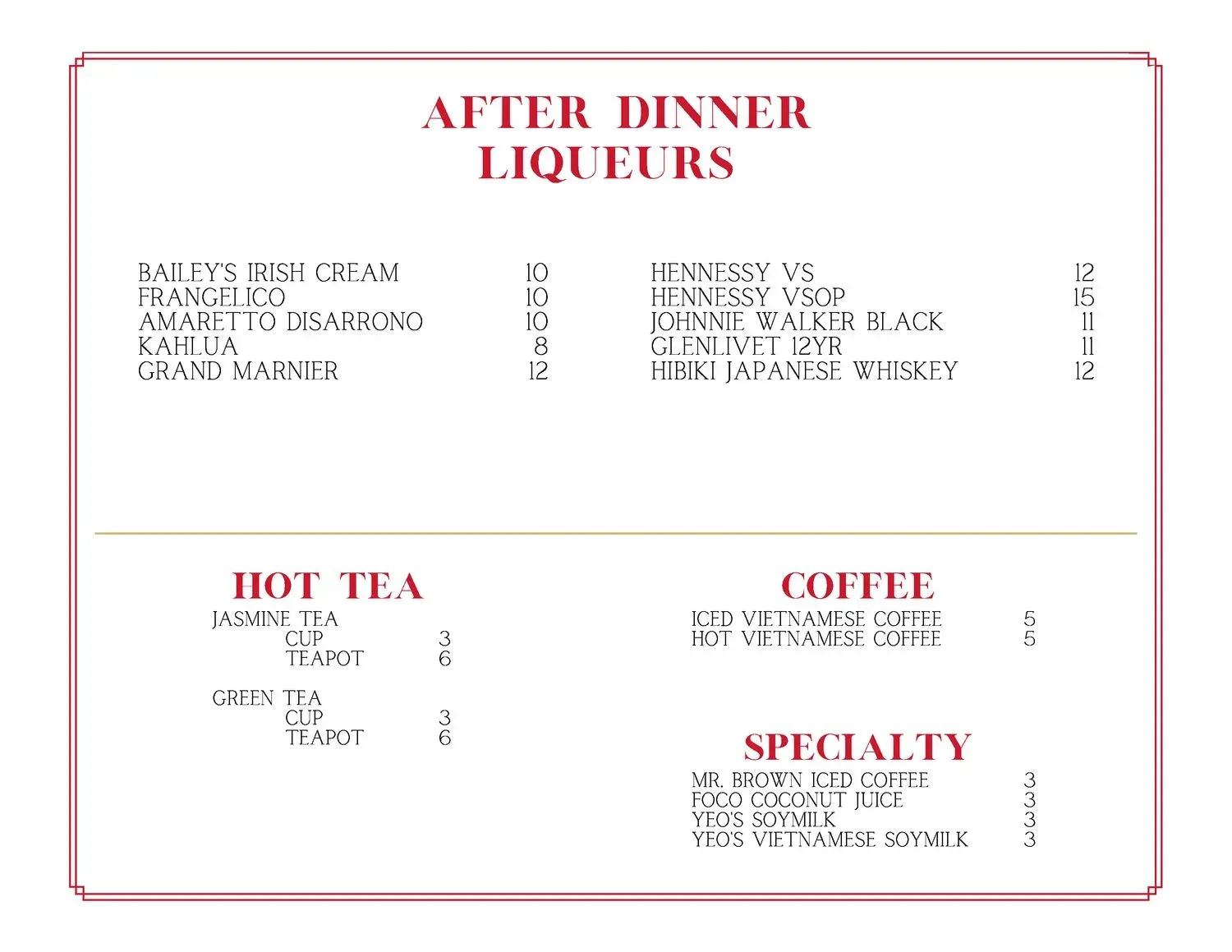 Menu 2