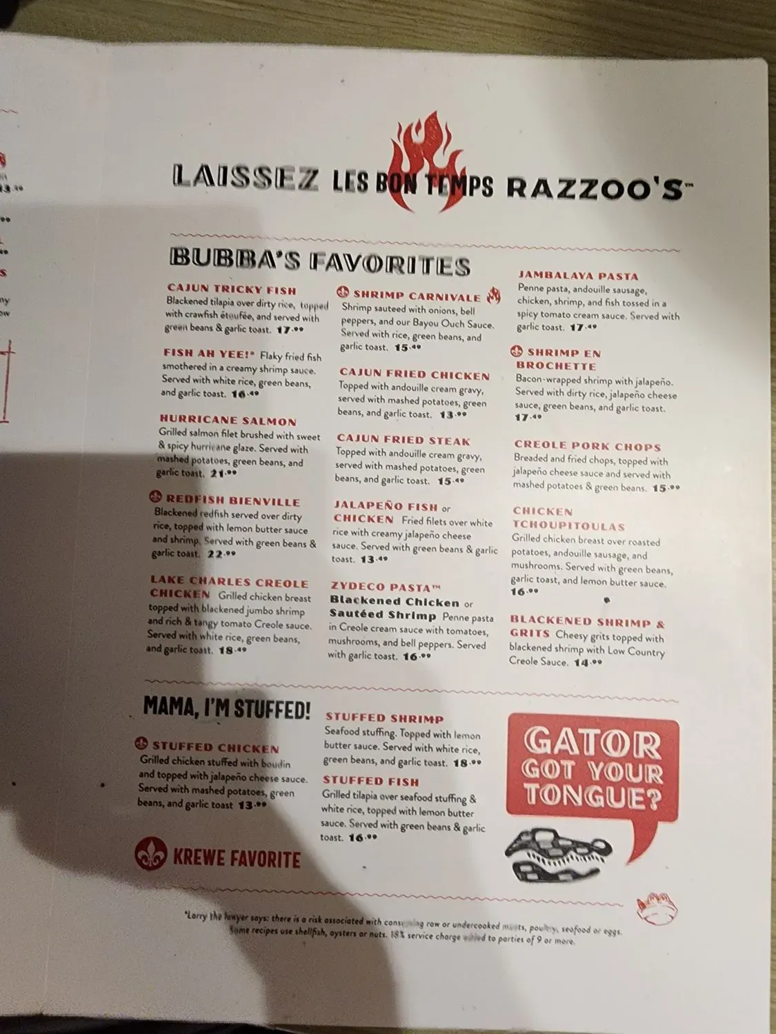 Menu 4