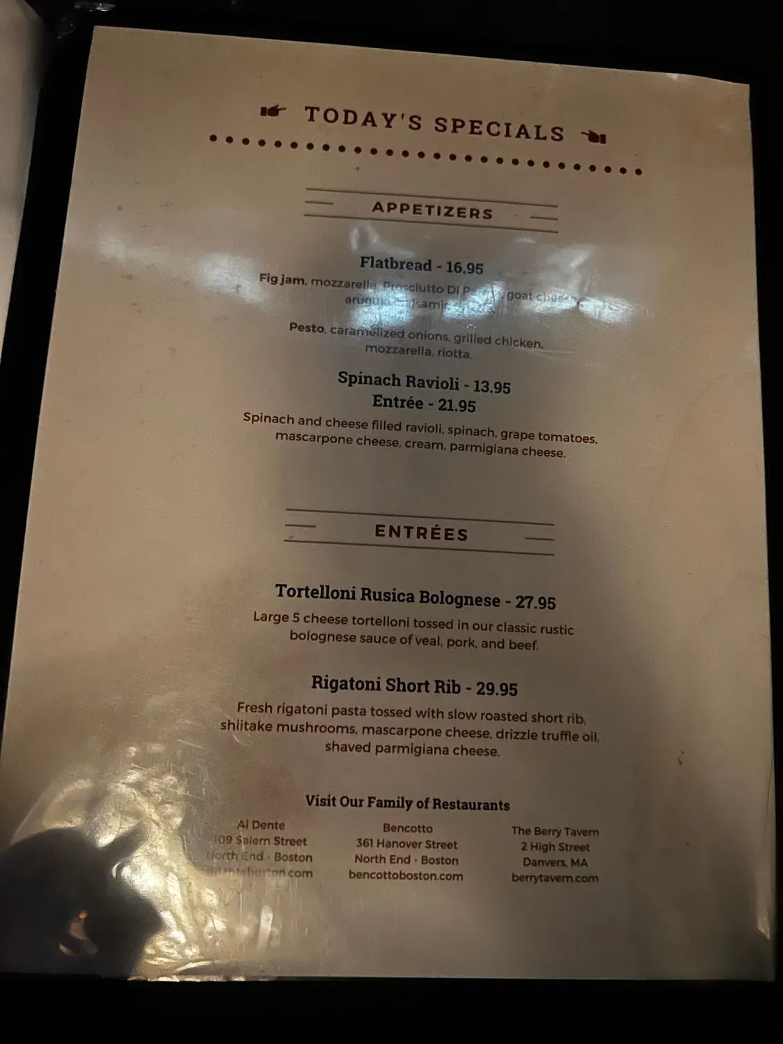 Menu 5