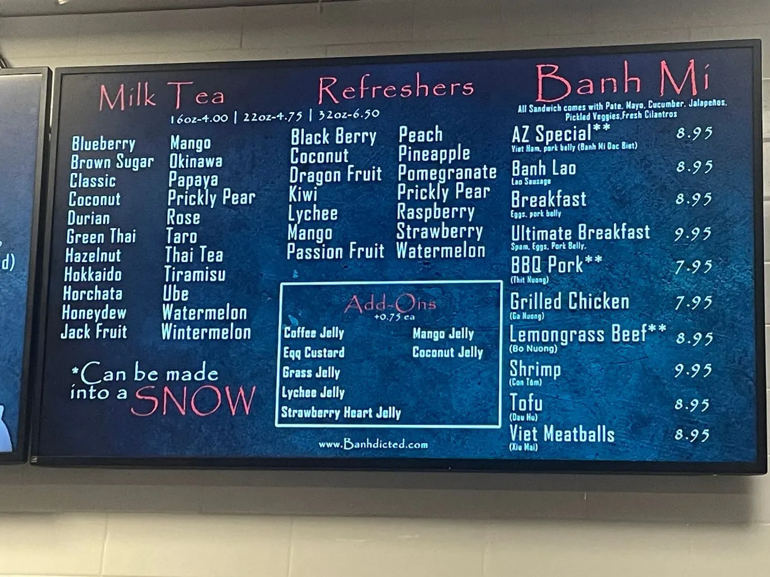 Menu 3