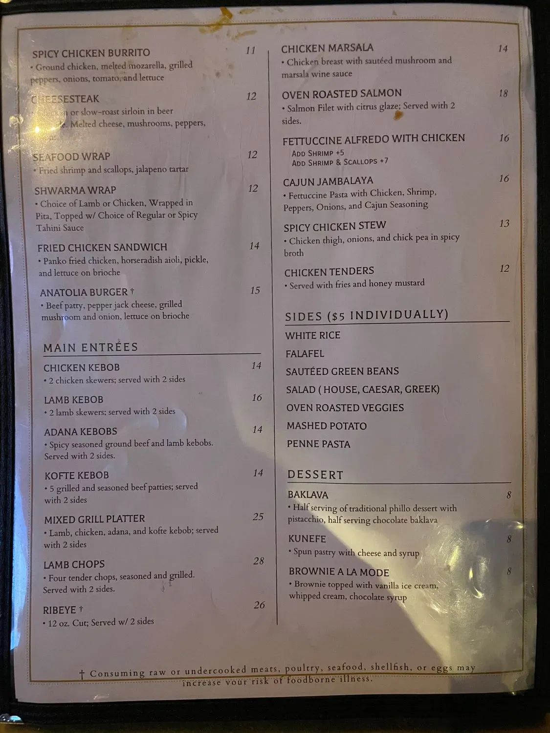 Menu 4