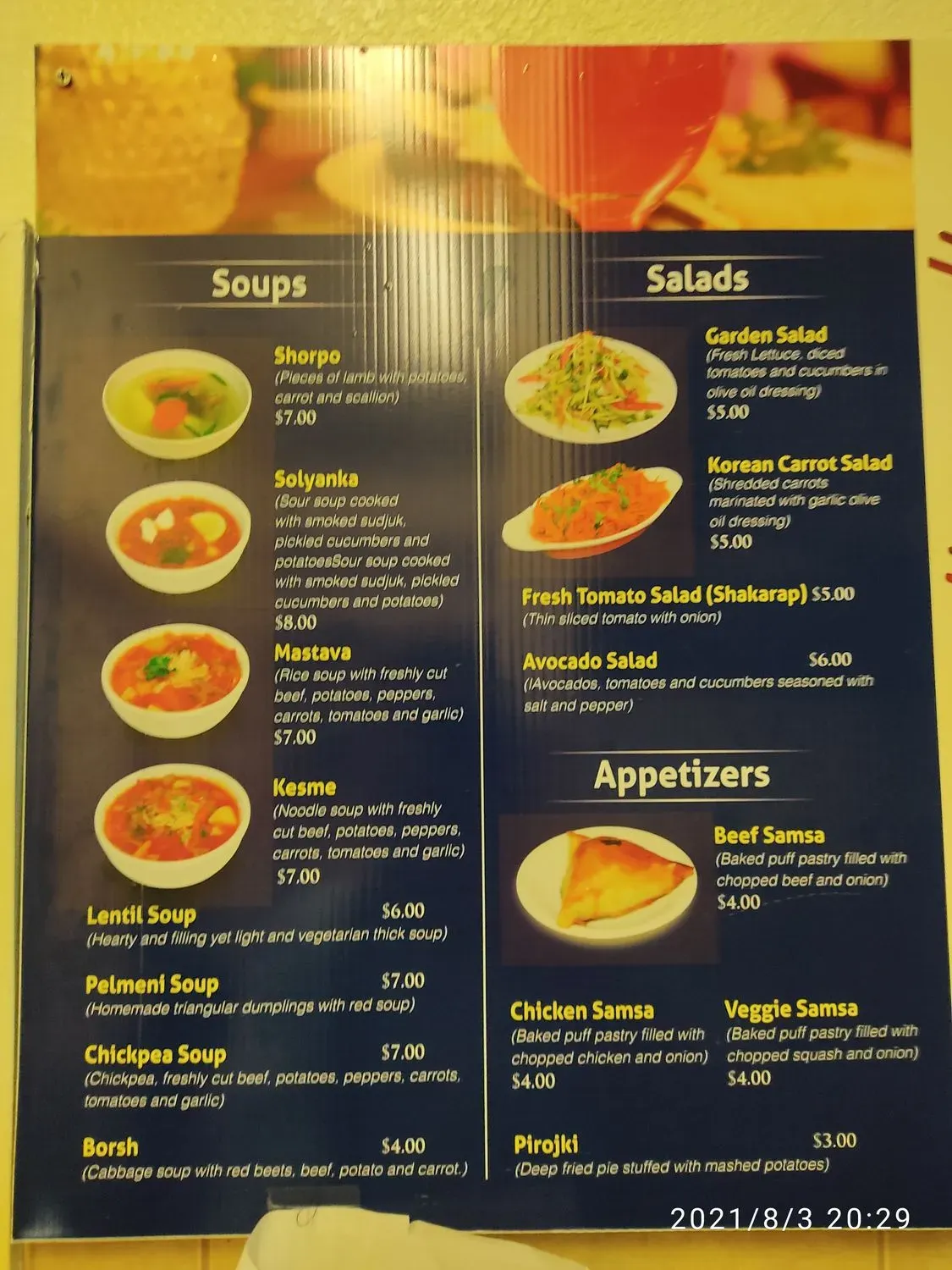 Menu 4