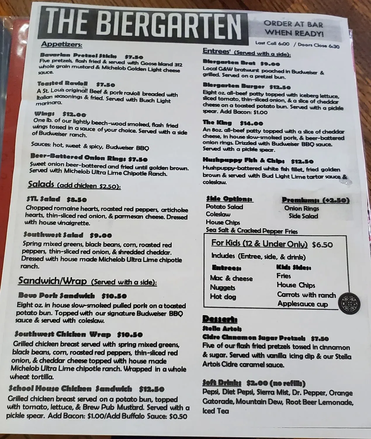 Menu 2