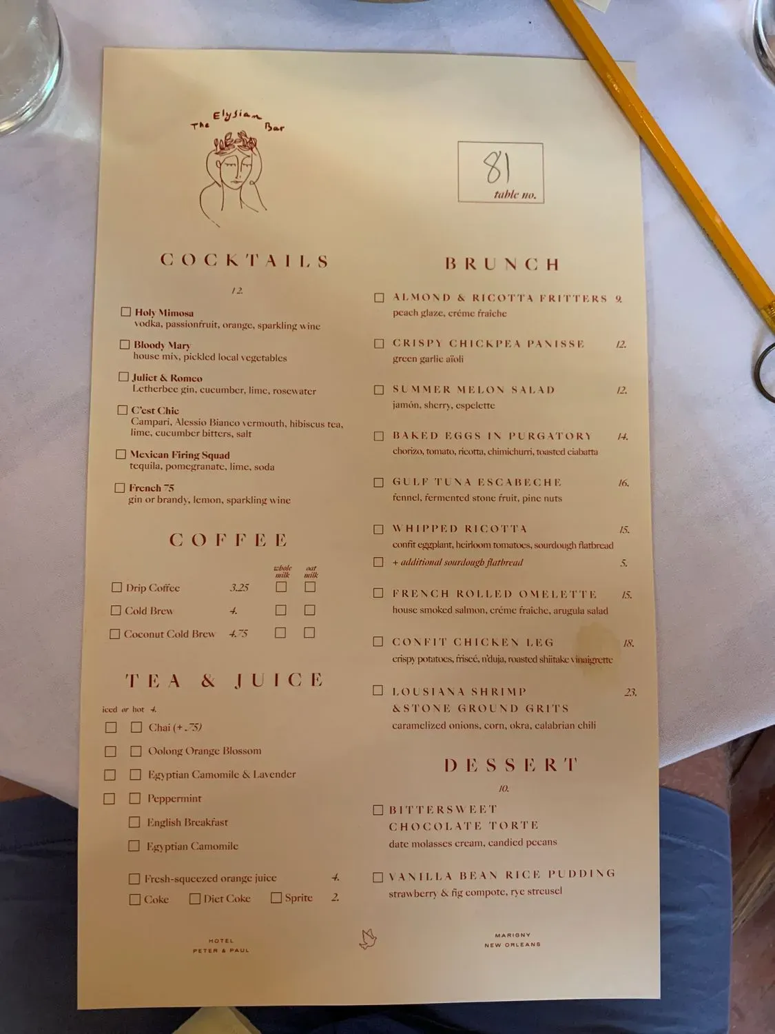 Menu 4