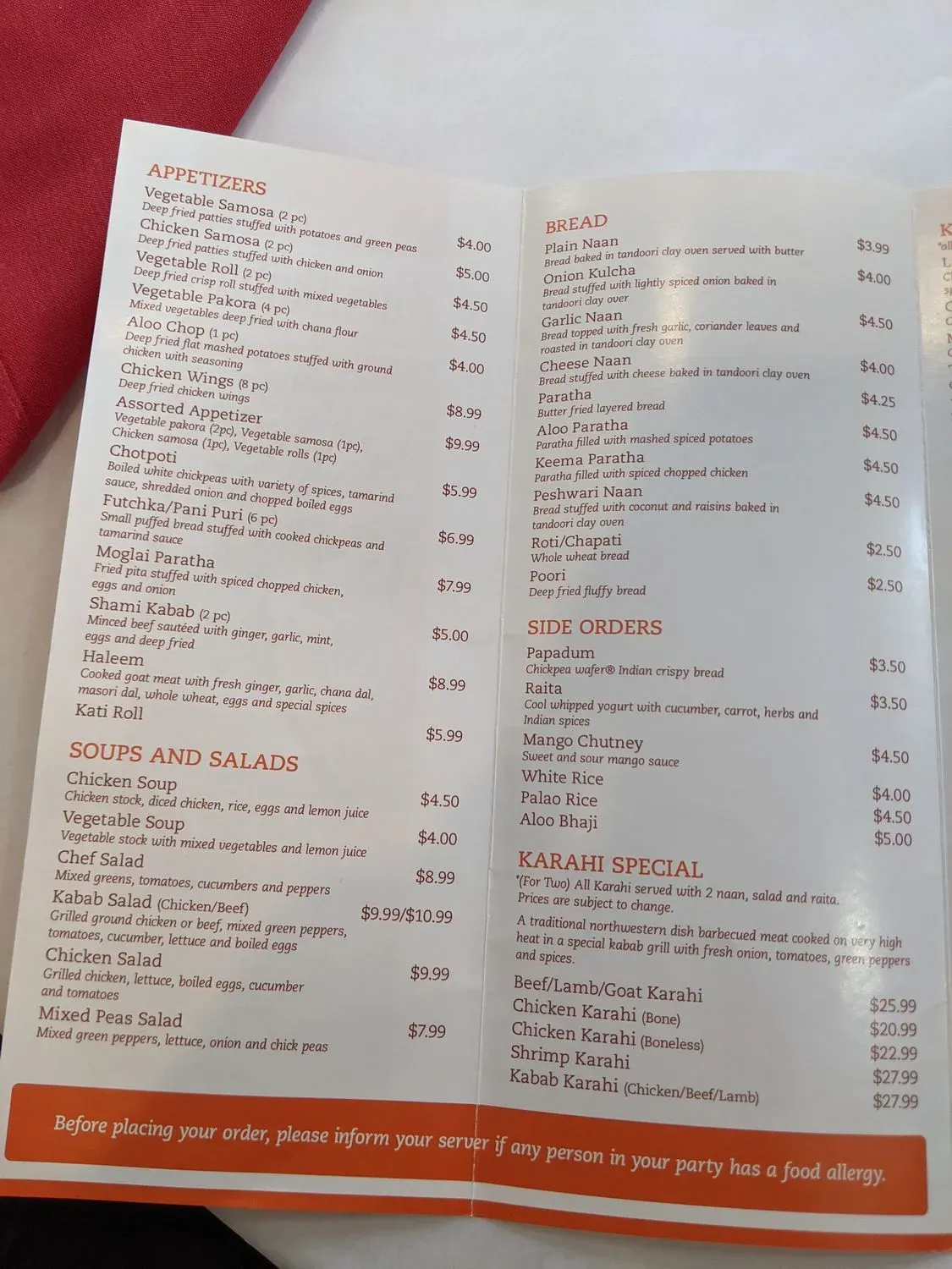 Menu 2