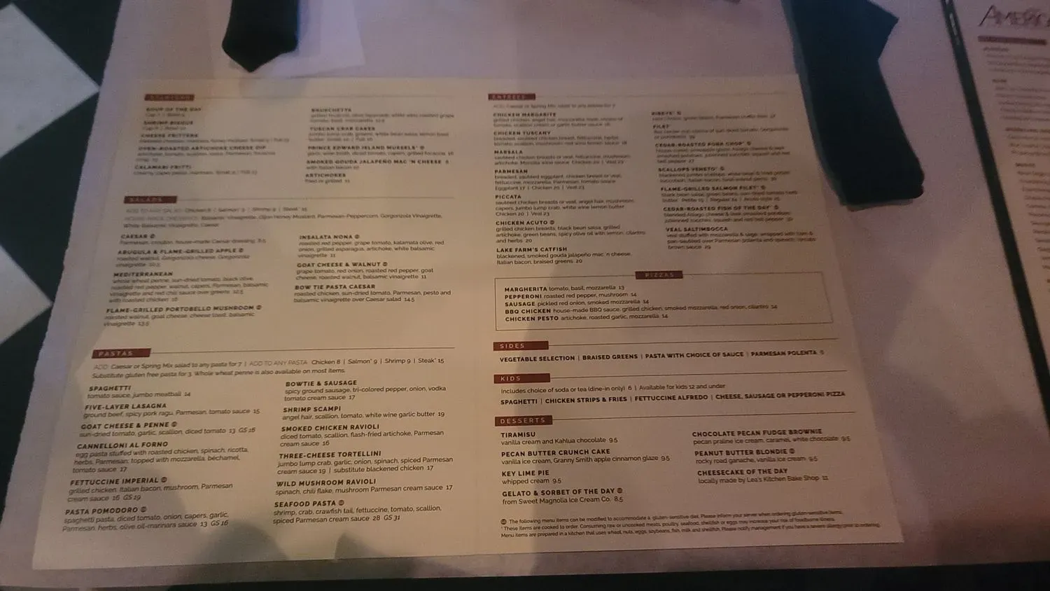 Menu 4