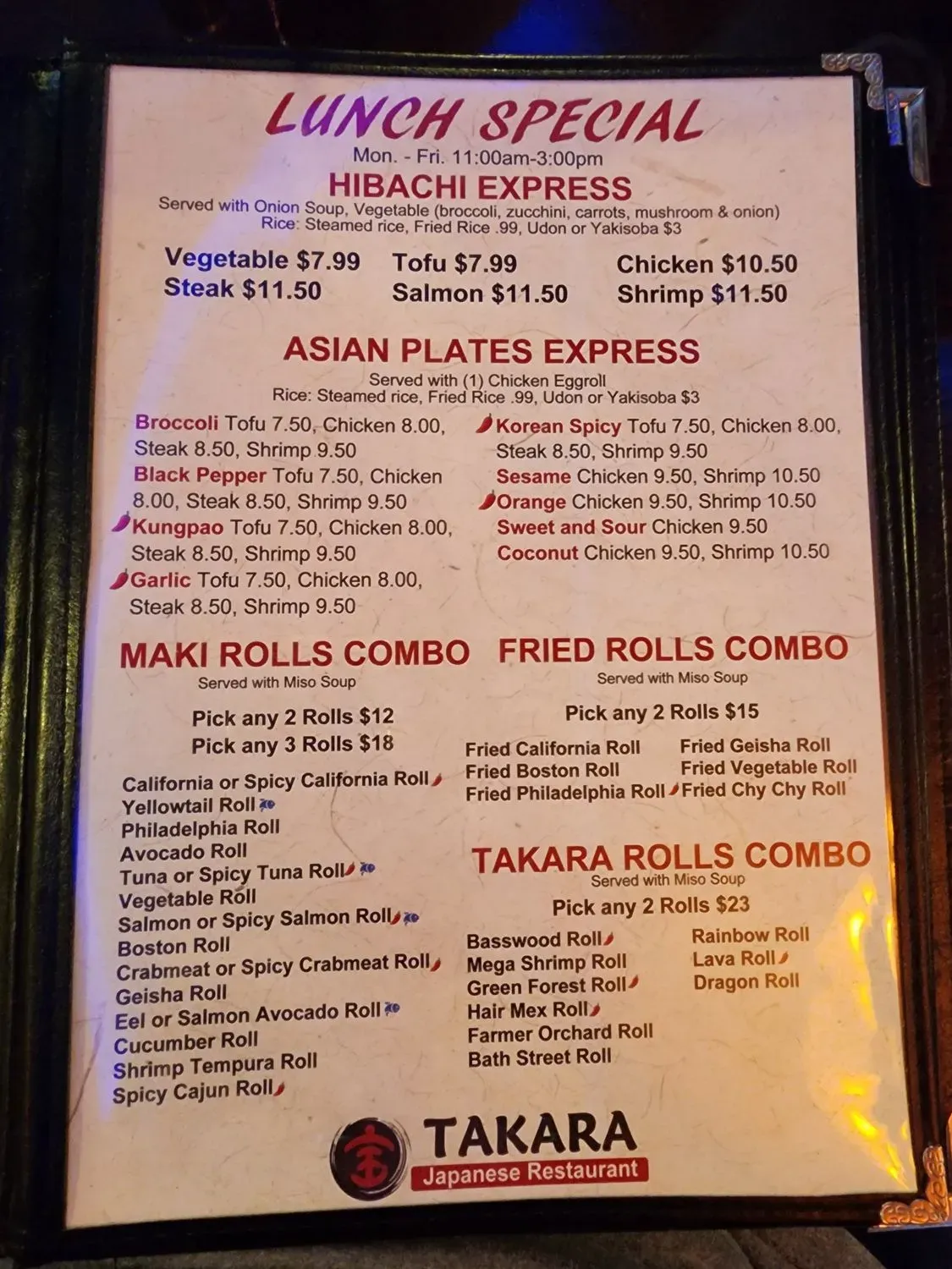 Menu 3