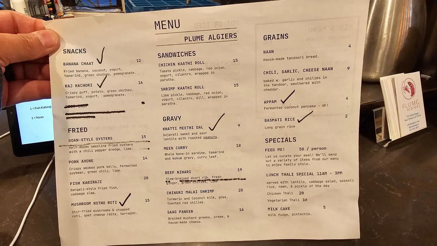 Menu 2