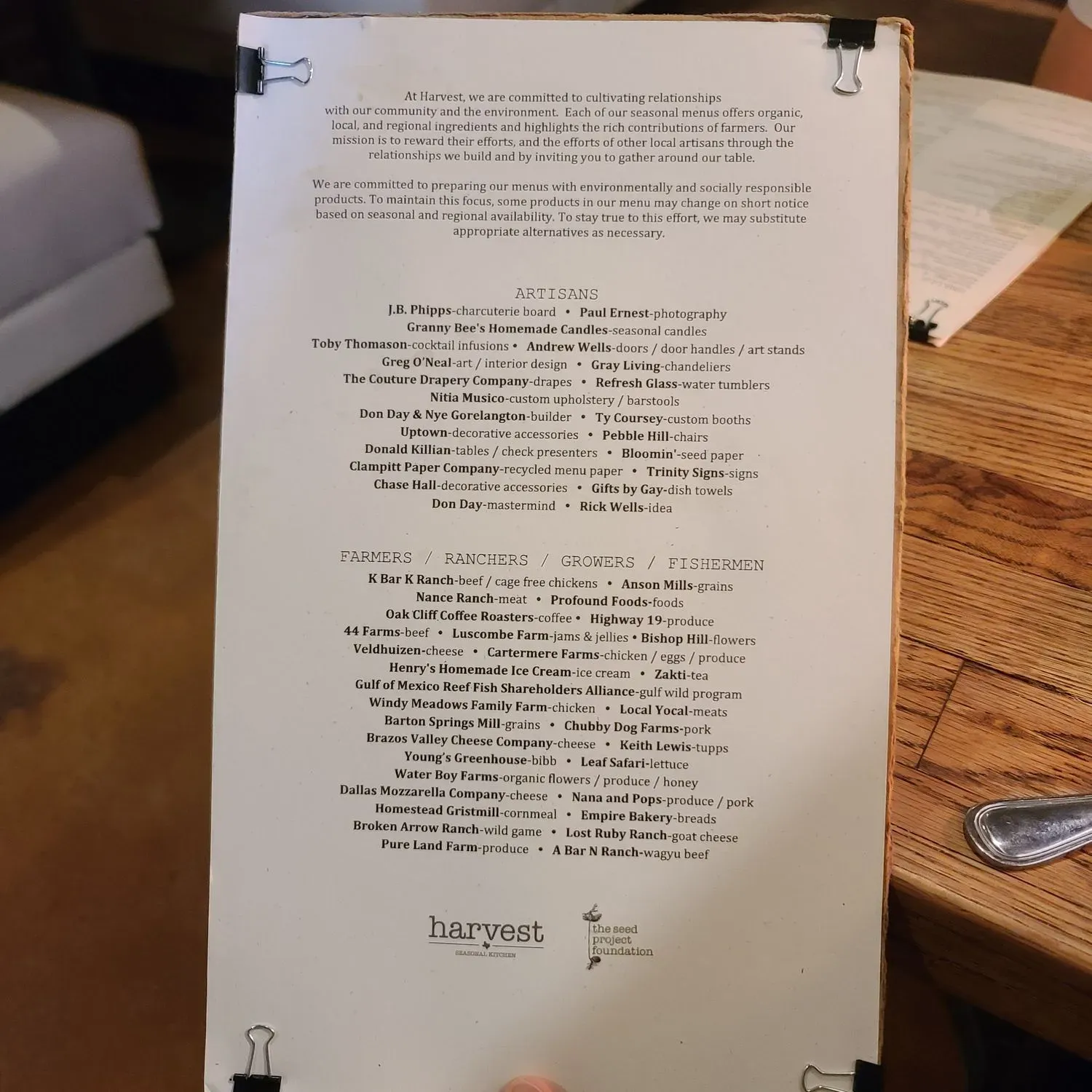 Menu 4