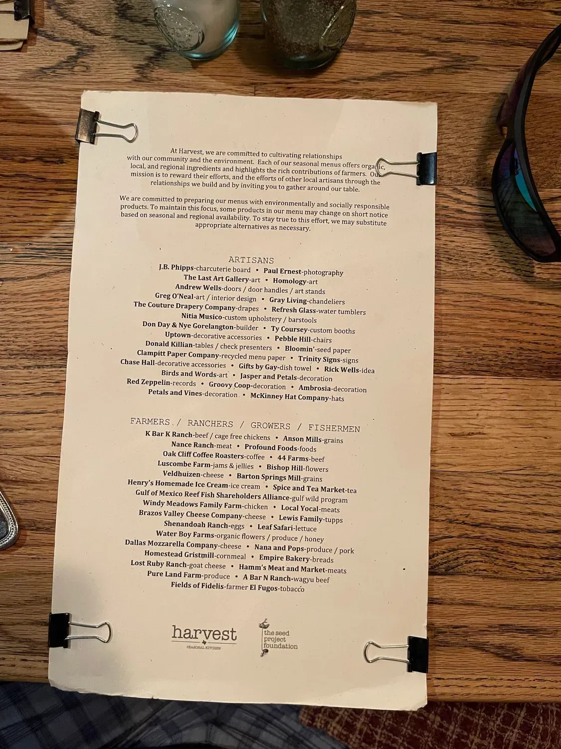 Menu 6