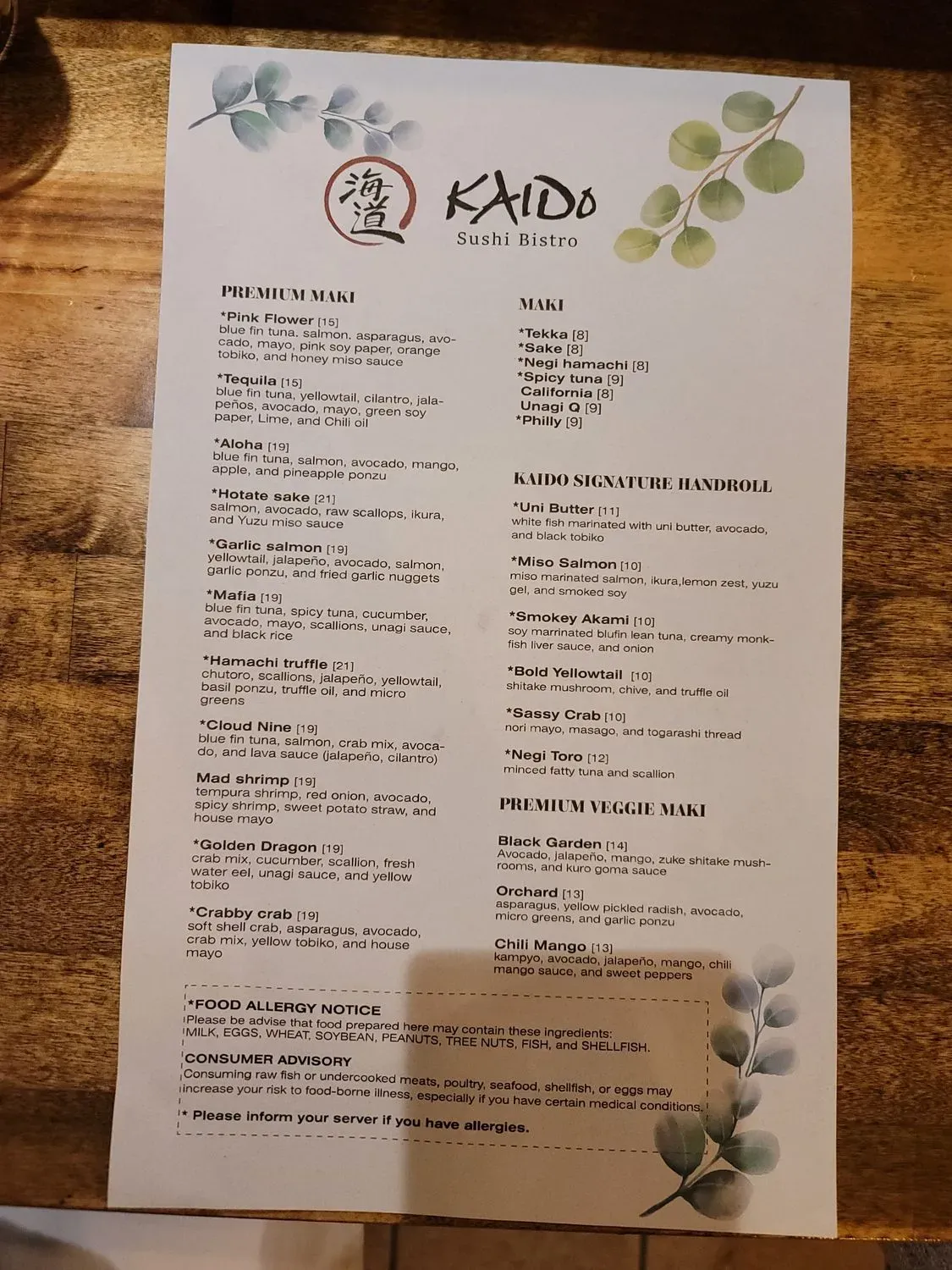 Menu 4