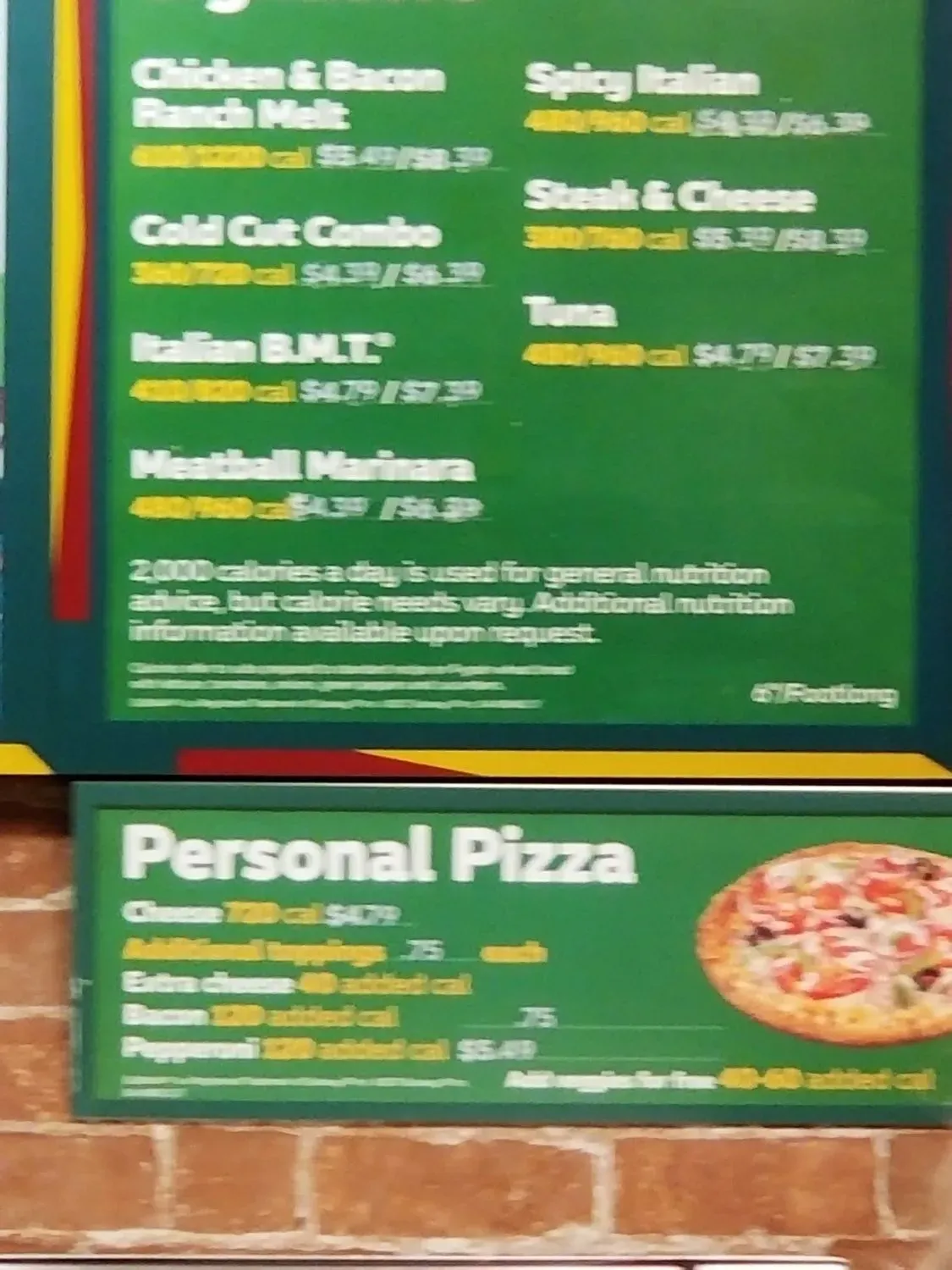 Menu 5