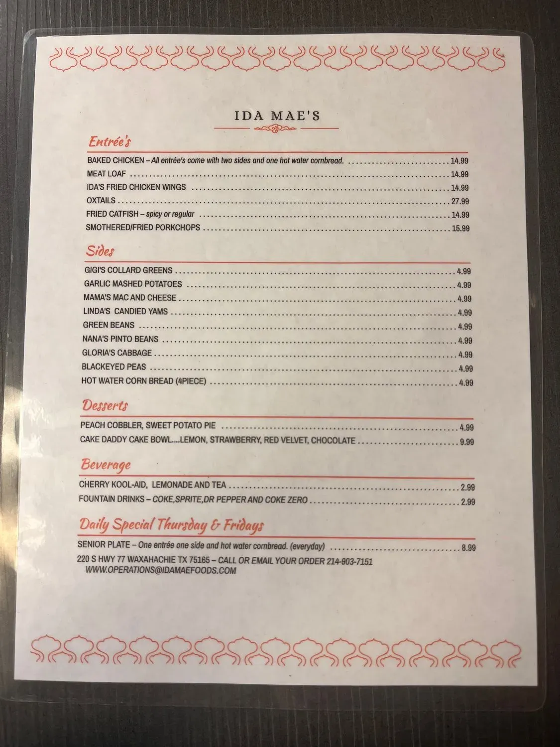 Menu 3